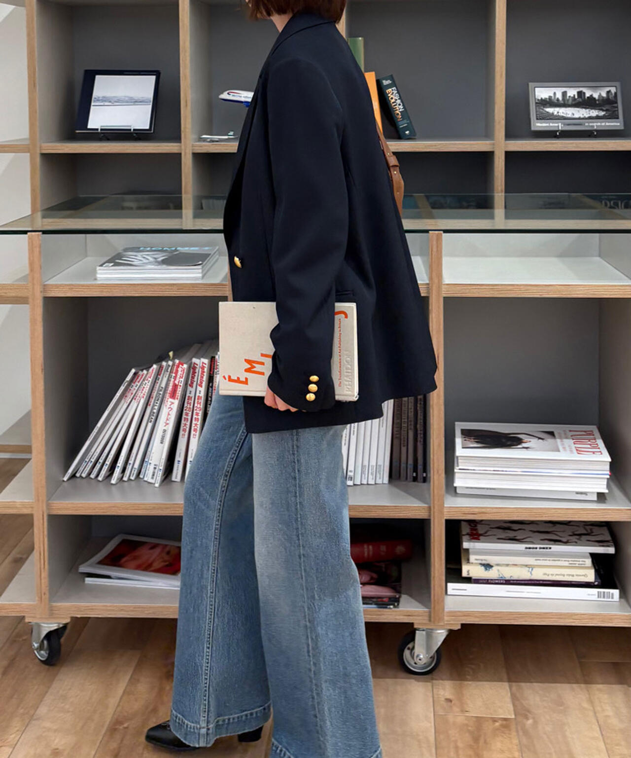 【ネイビー 追加生産予約】ダブルブレストジャケット