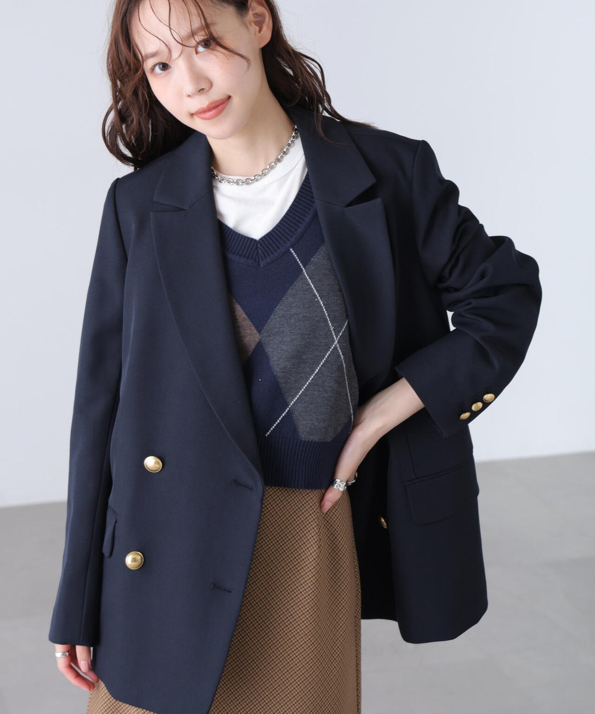 ダブルブレストジャケット