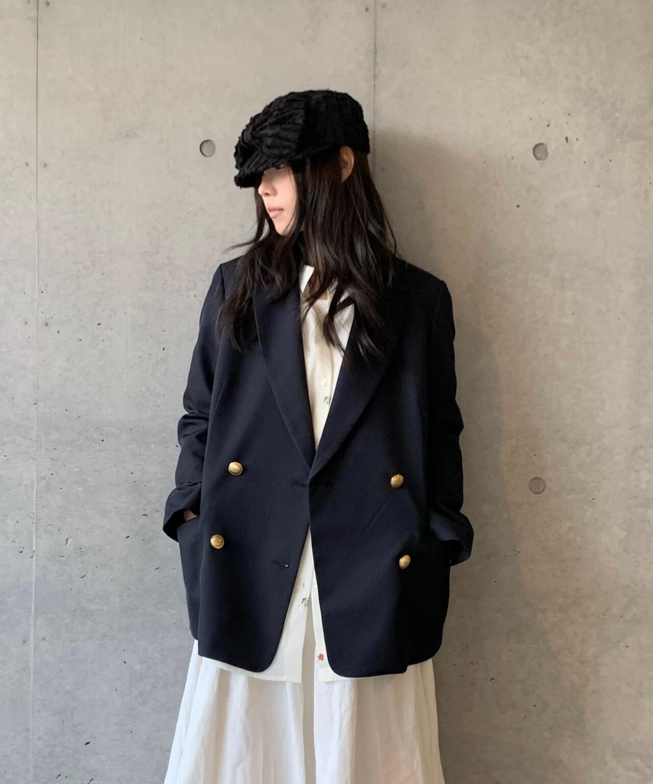 【ネイビー 追加生産予約】ダブルブレストジャケット