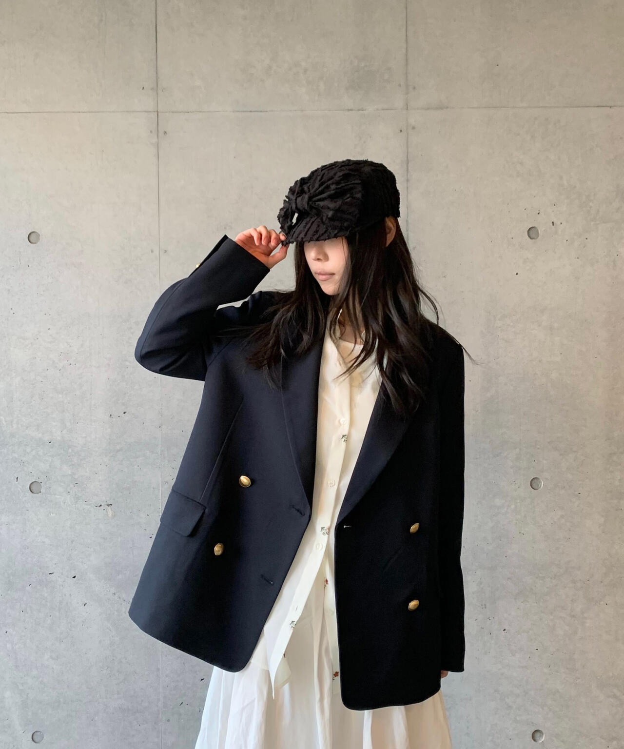 【ネイビー 追加生産予約】ダブルブレストジャケット