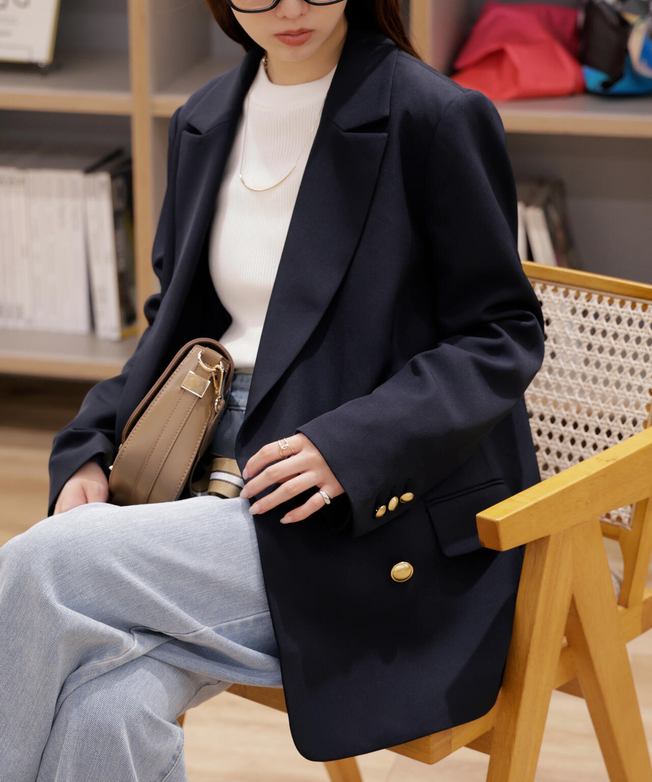 【ネイビー 追加生産予約】ダブルブレストジャケット