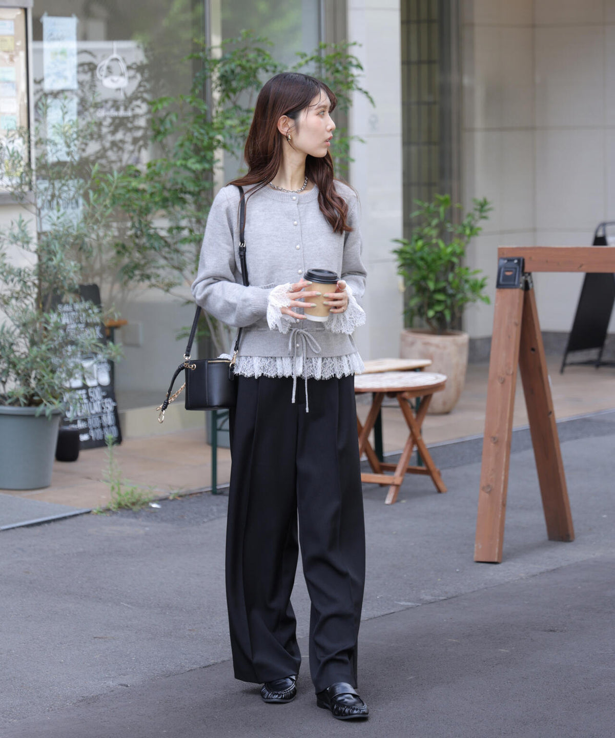 162cm 着用サイズ:FR