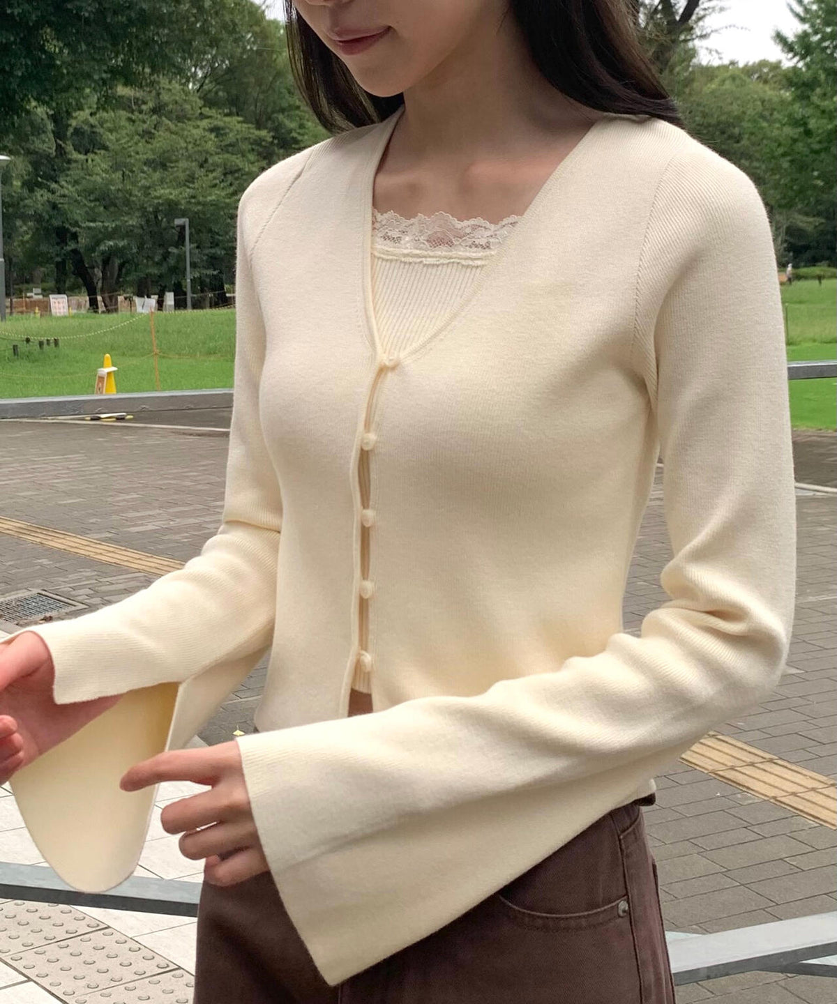 162cm 着用サイズ:FR