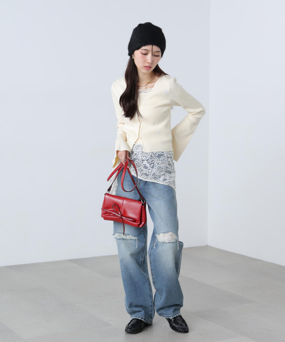 162cm 着用サイズ:FR