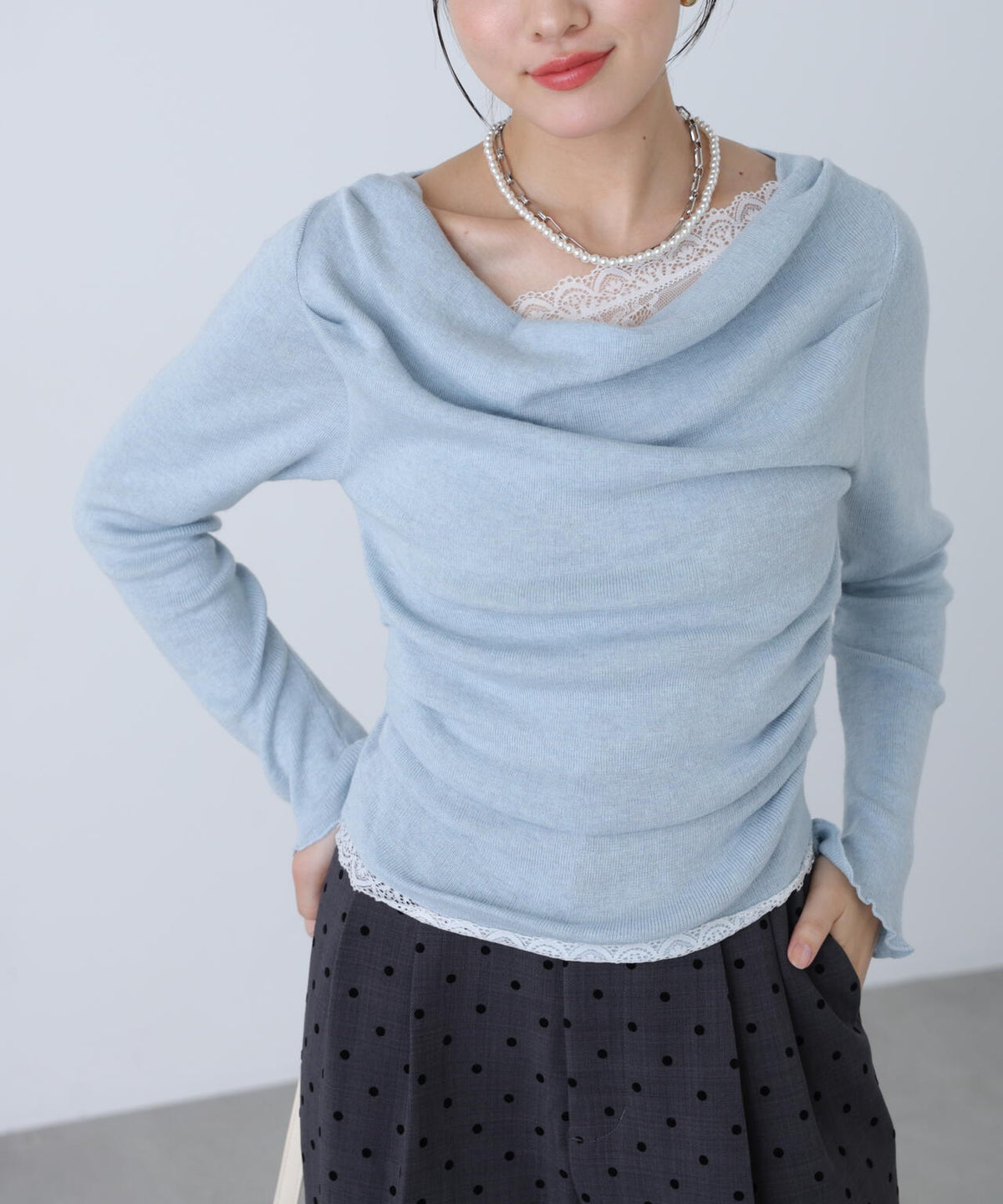 161cm 着用サイズ:FR