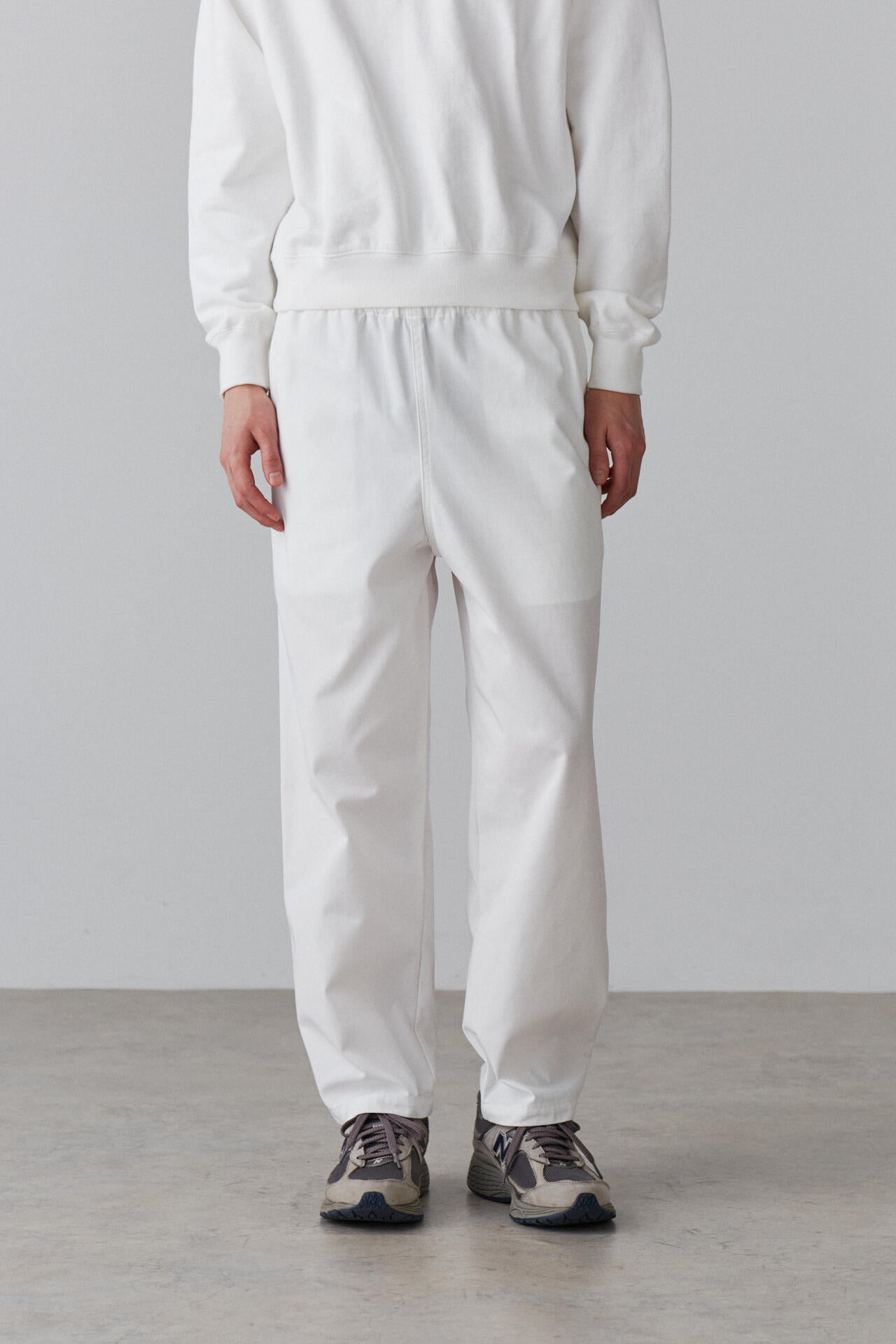 Y / ORGANIC COTTON / RECYCLE POLYESTER TWILL TAPERED EASY TR