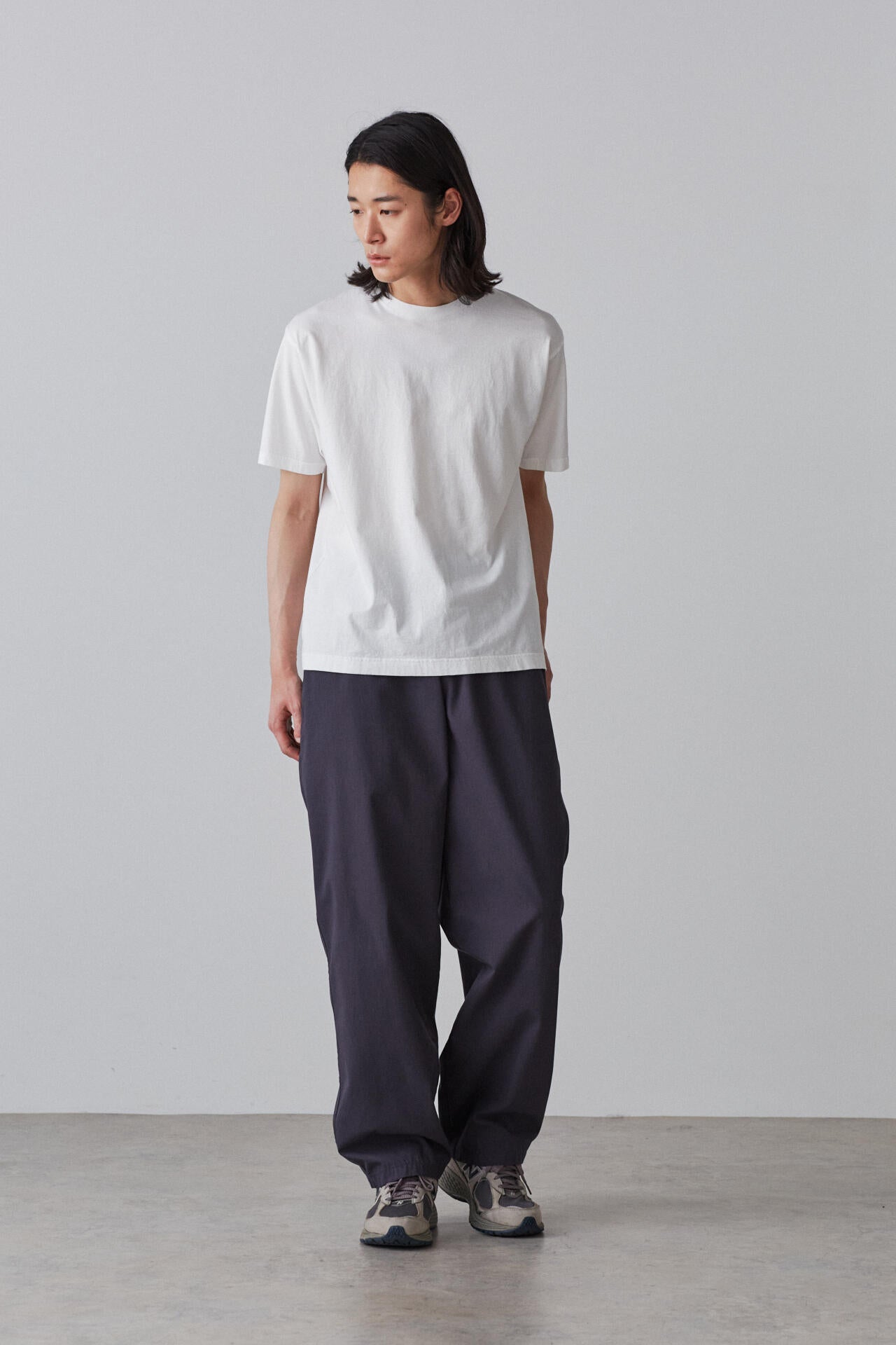 Y / ORGANIC COTTON / RECYCLE POLYESTER TWILL TAPERED EASY TR