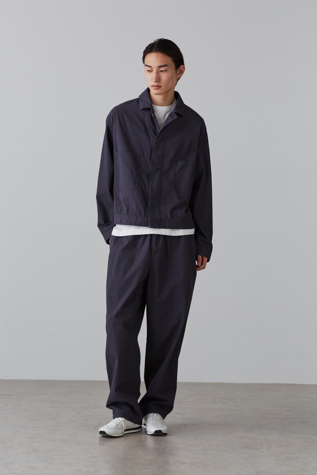 Y / ORGANIC COTTON / RECYCLE POLYESTER TWILL TAPERED EASY TR
