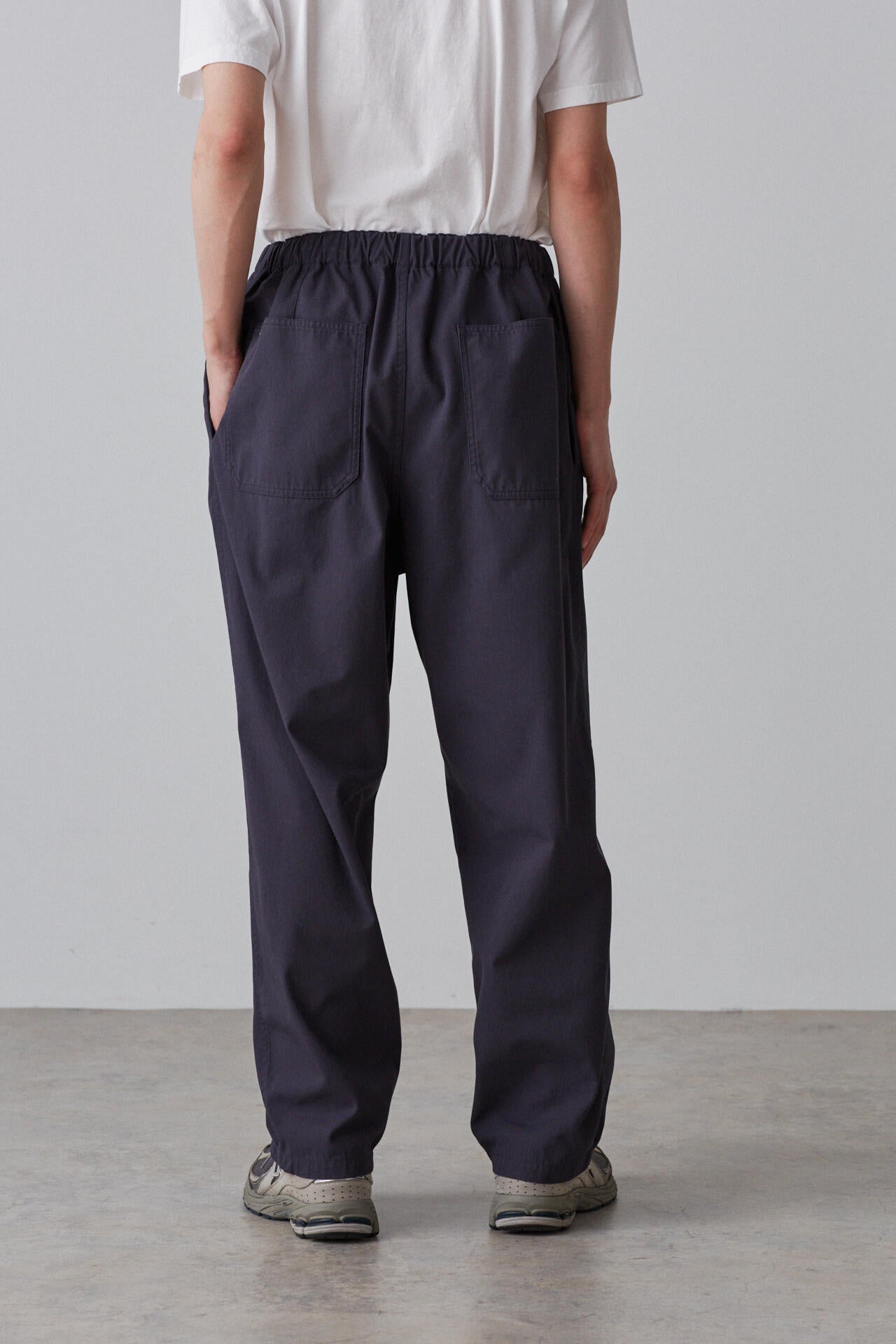 Y / ORGANIC COTTON / RECYCLE POLYESTER TWILL TAPERED EASY TR