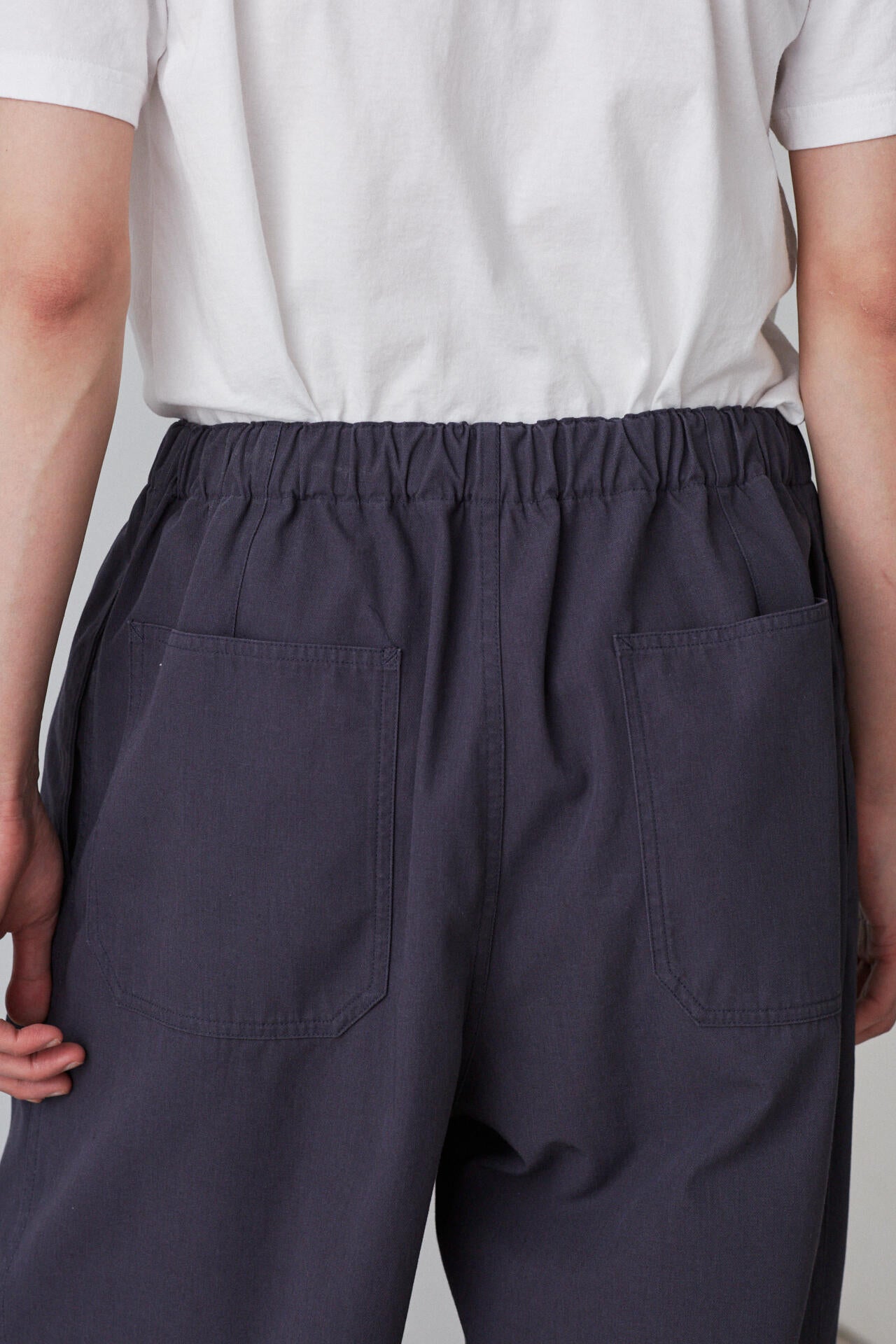 Y / ORGANIC COTTON / RECYCLE POLYESTER TWILL TAPERED EASY TR