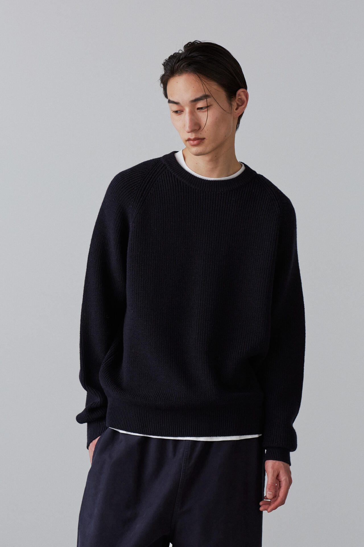 【YLEVE】HIGH TWIST FINE WOOL KN P/O YLEVE】HIGH TWIST FINE WOOL KN P/O