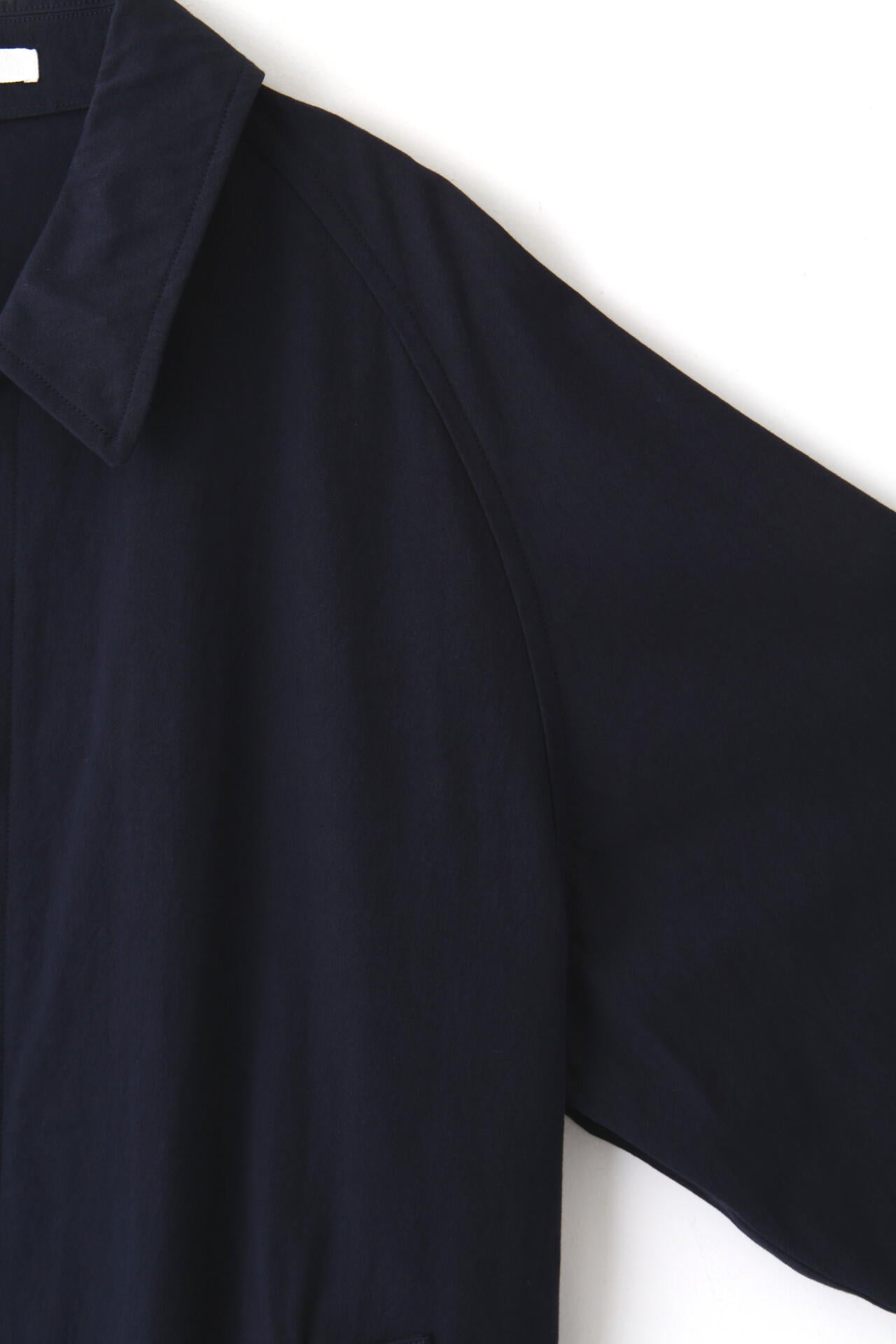 Y / ORGANIC COTTON TWILL COAT