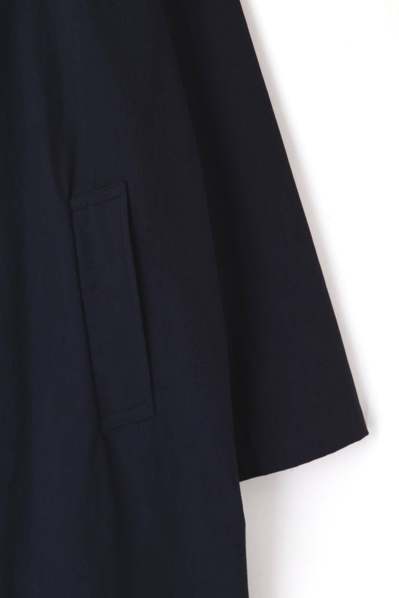 Y / ORGANIC COTTON TWILL COAT