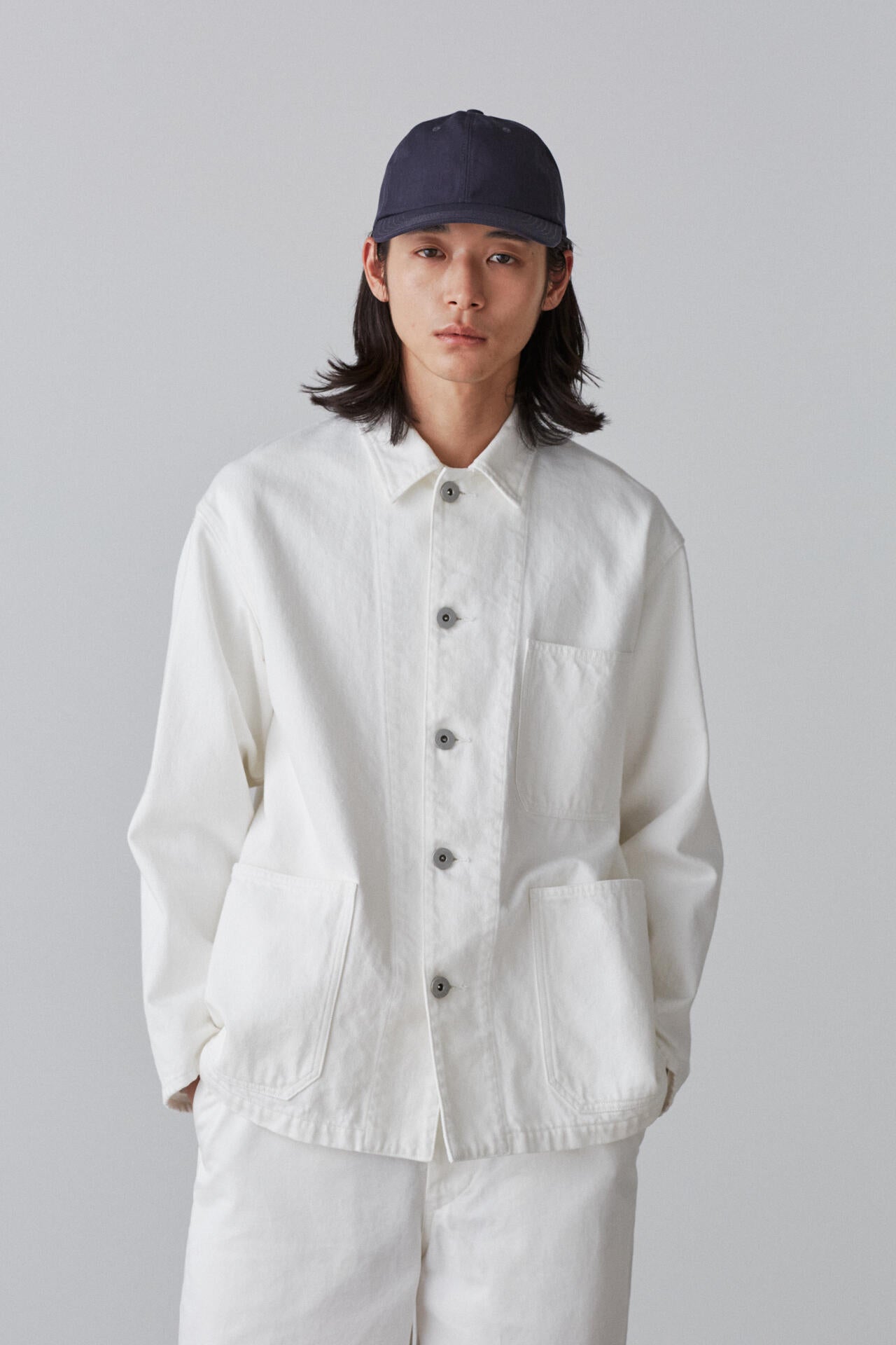 Y / 12.5oz ORGANIC COTTON DENIM BLOUSON