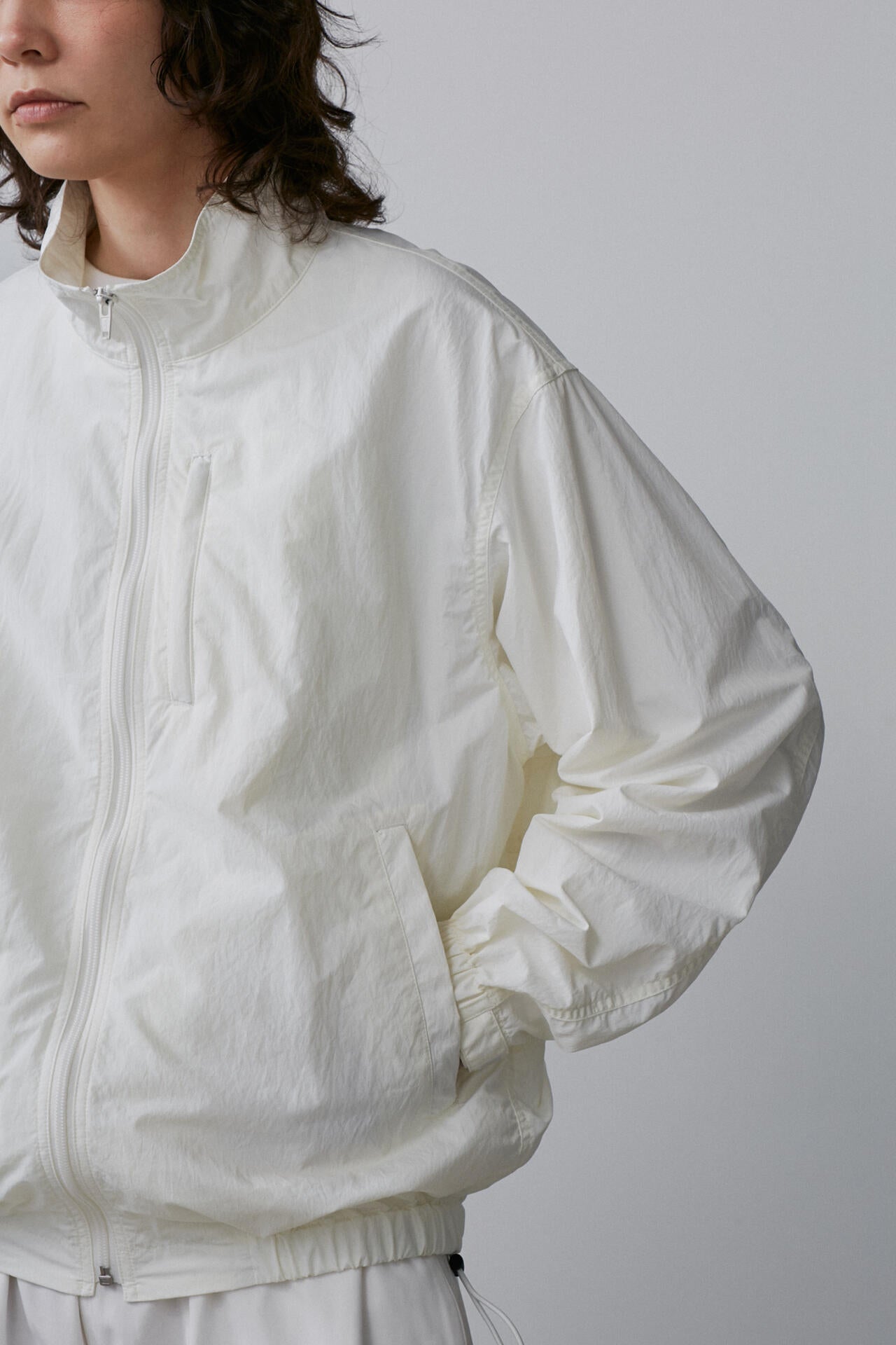 Y / RECYCLE NYLON MIX TAFFETA BLOUSON