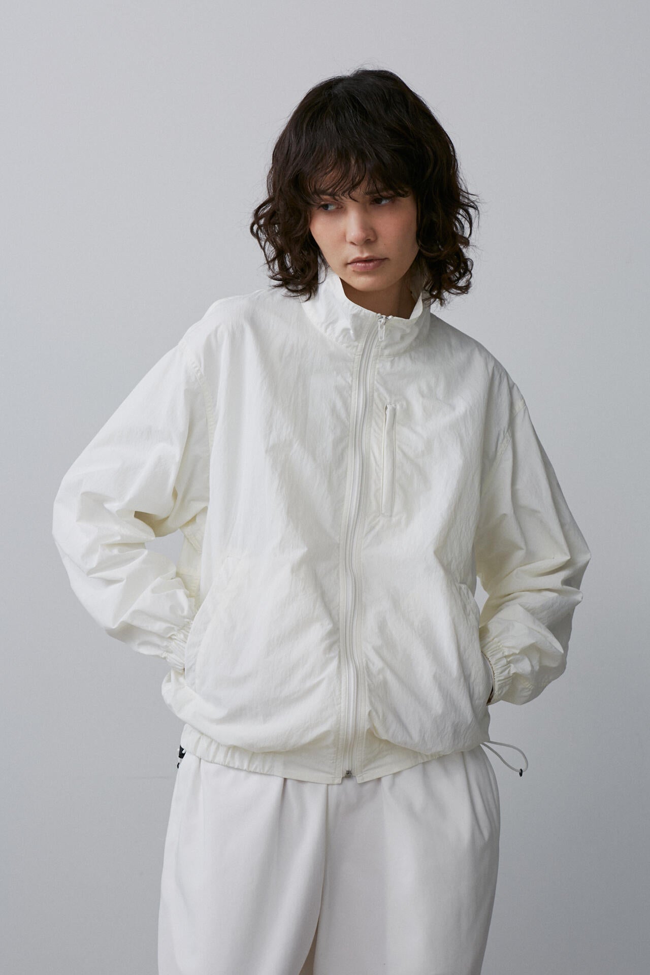 Y / RECYCLE NYLON MIX TAFFETA BLOUSON