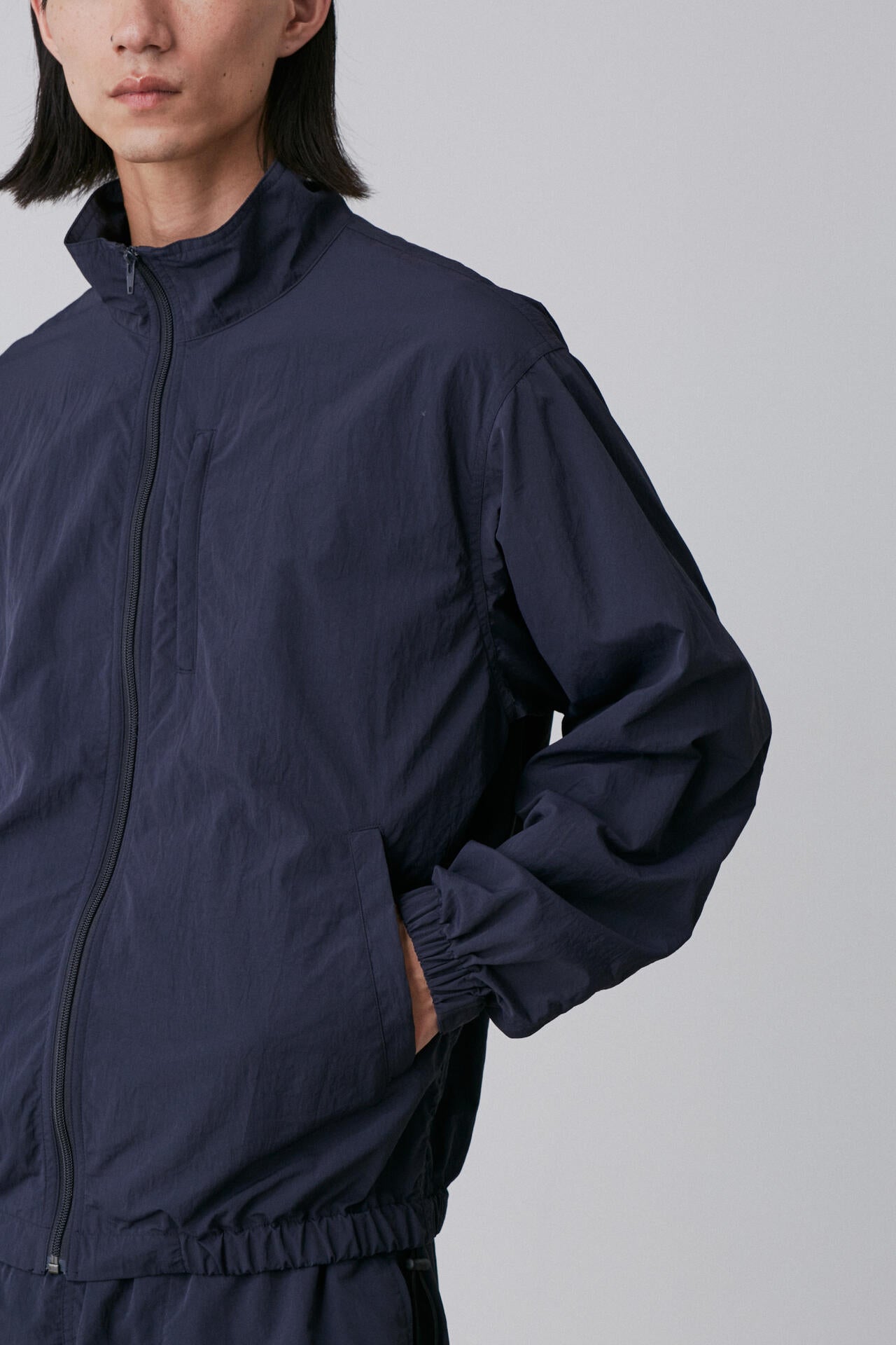 Y / RECYCLE NYLON MIX TAFFETA BLOUSON