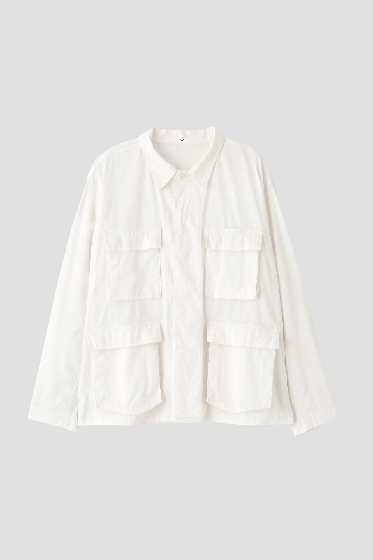 Y / ORGANIC COTTON HIGH DENSITY SATIN BLOUSON
