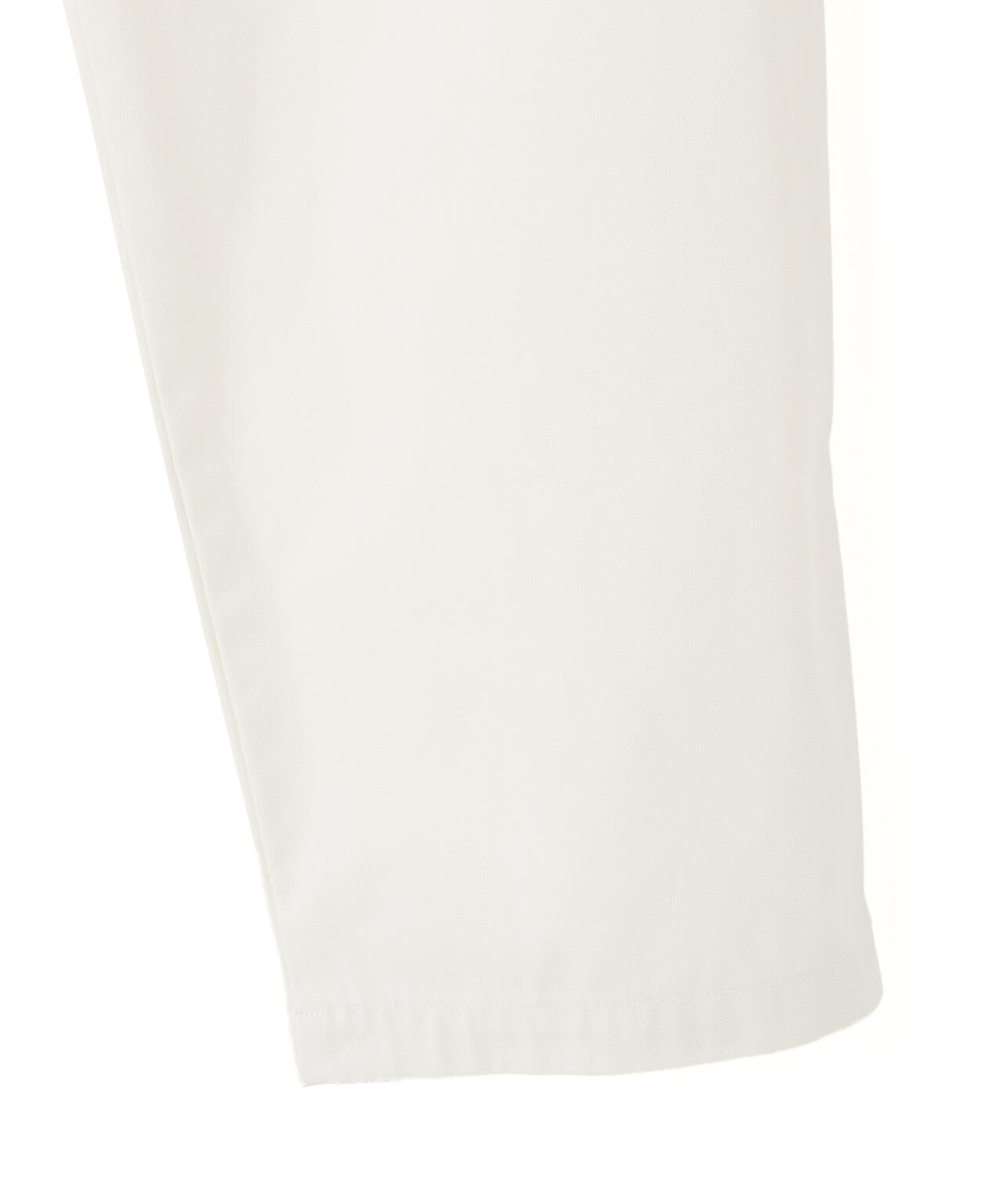 Y / ORGANIC COTTON / RECYCLE POLYESTER TWILL TAPERED EASY TROUSERS