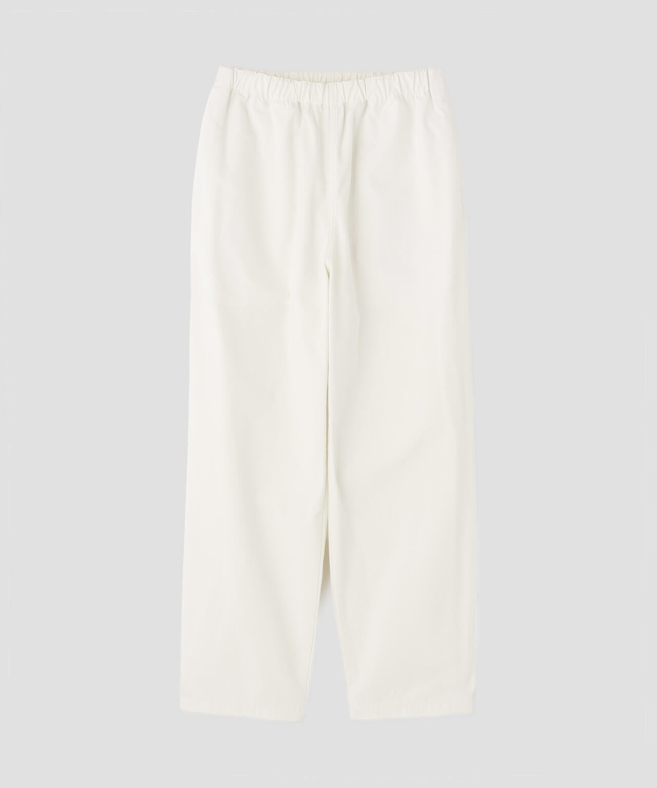 Y / ORGANIC COTTON / RECYCLE POLYESTER TWILL TAPERED EASY TROUSERS
