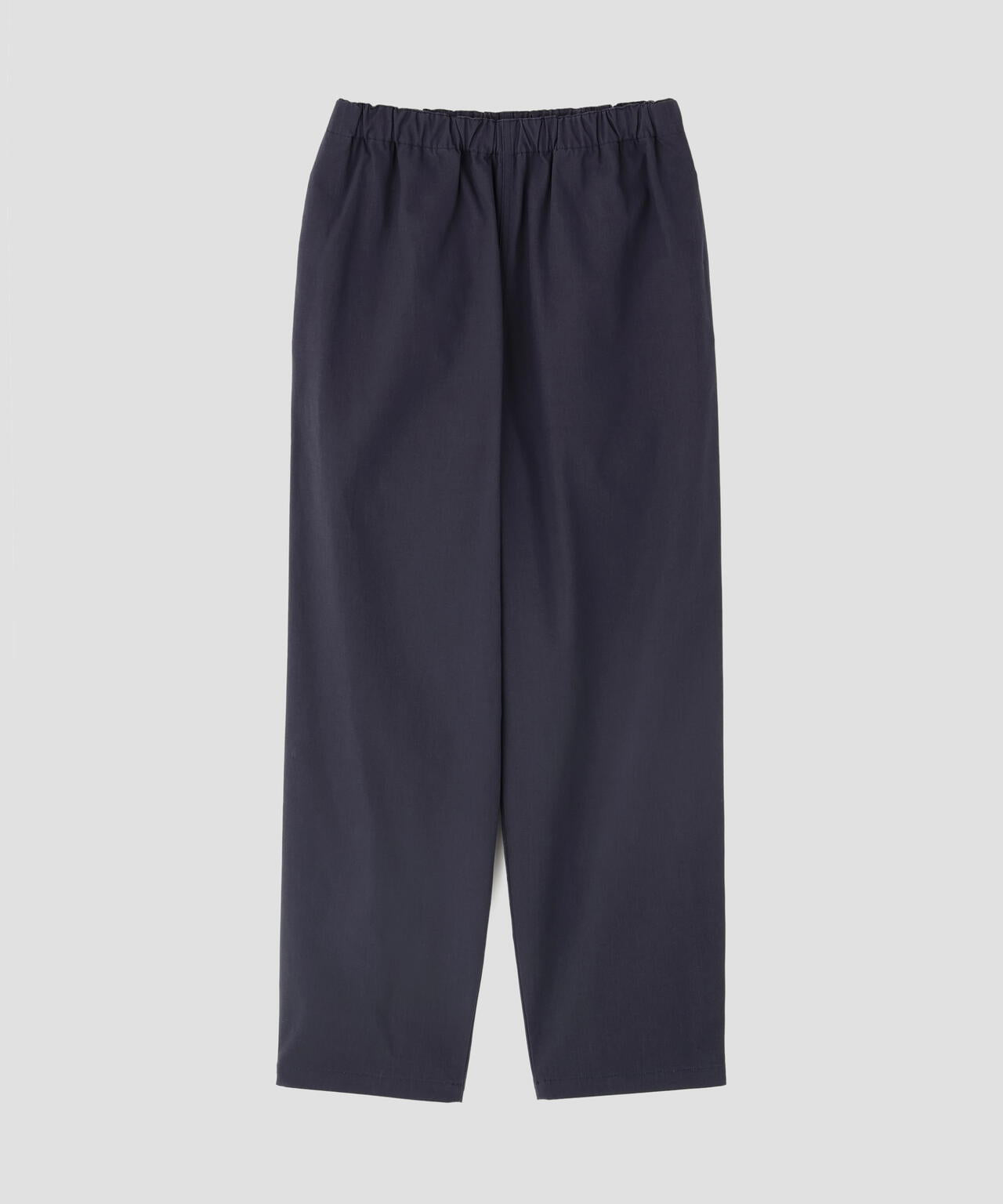 Y / ORGANIC COTTON / RECYCLE POLYESTER TWILL TAPERED EASY TROUSERS