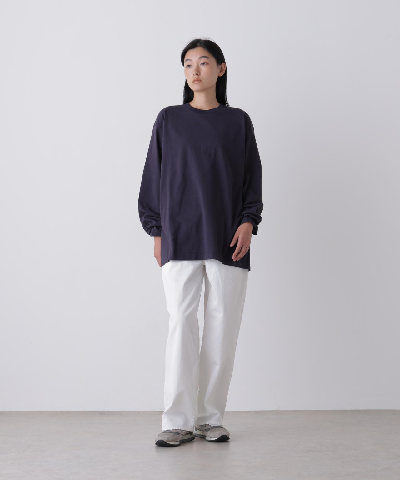 Y / ORGANIC COTTON CHINO ADJUSTER TROUSERS