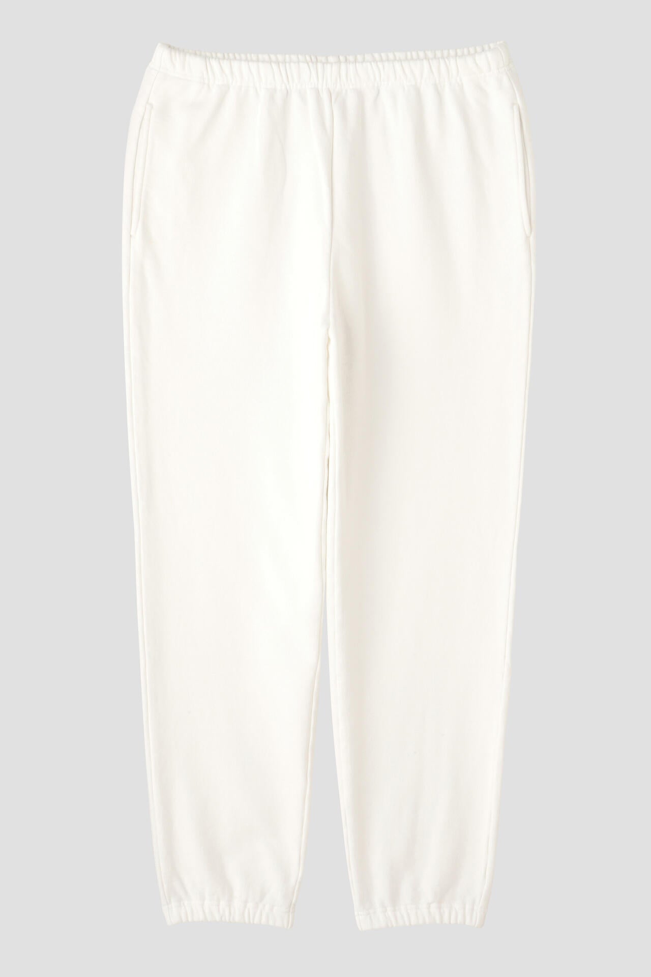 Y / ORGANIC COTTON BLEND HEAVY WEIGHT FLEECE TROUSERS
