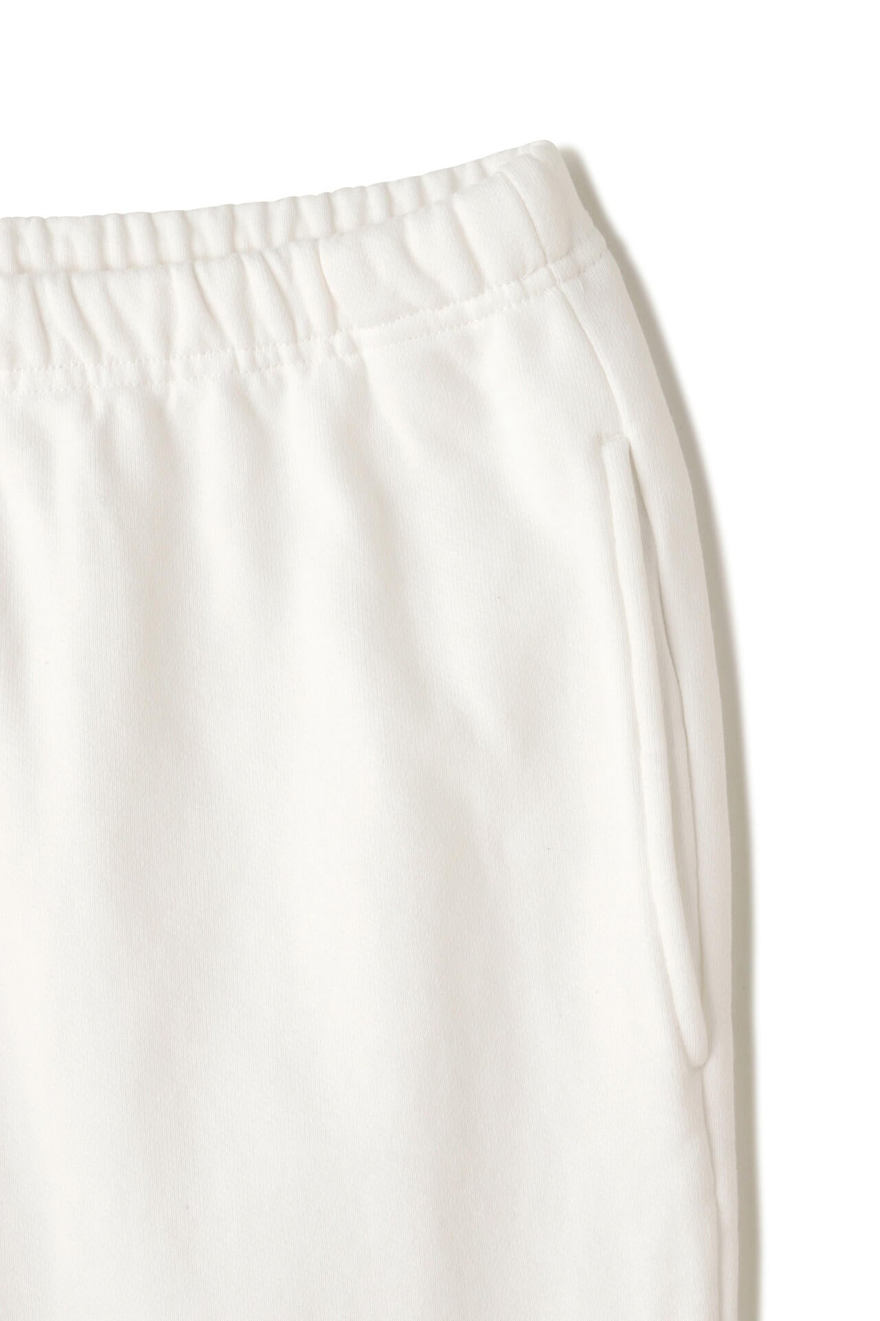 Y / ORGANIC COTTON BLEND HEAVY WEIGHT FLEECE TROUSERS