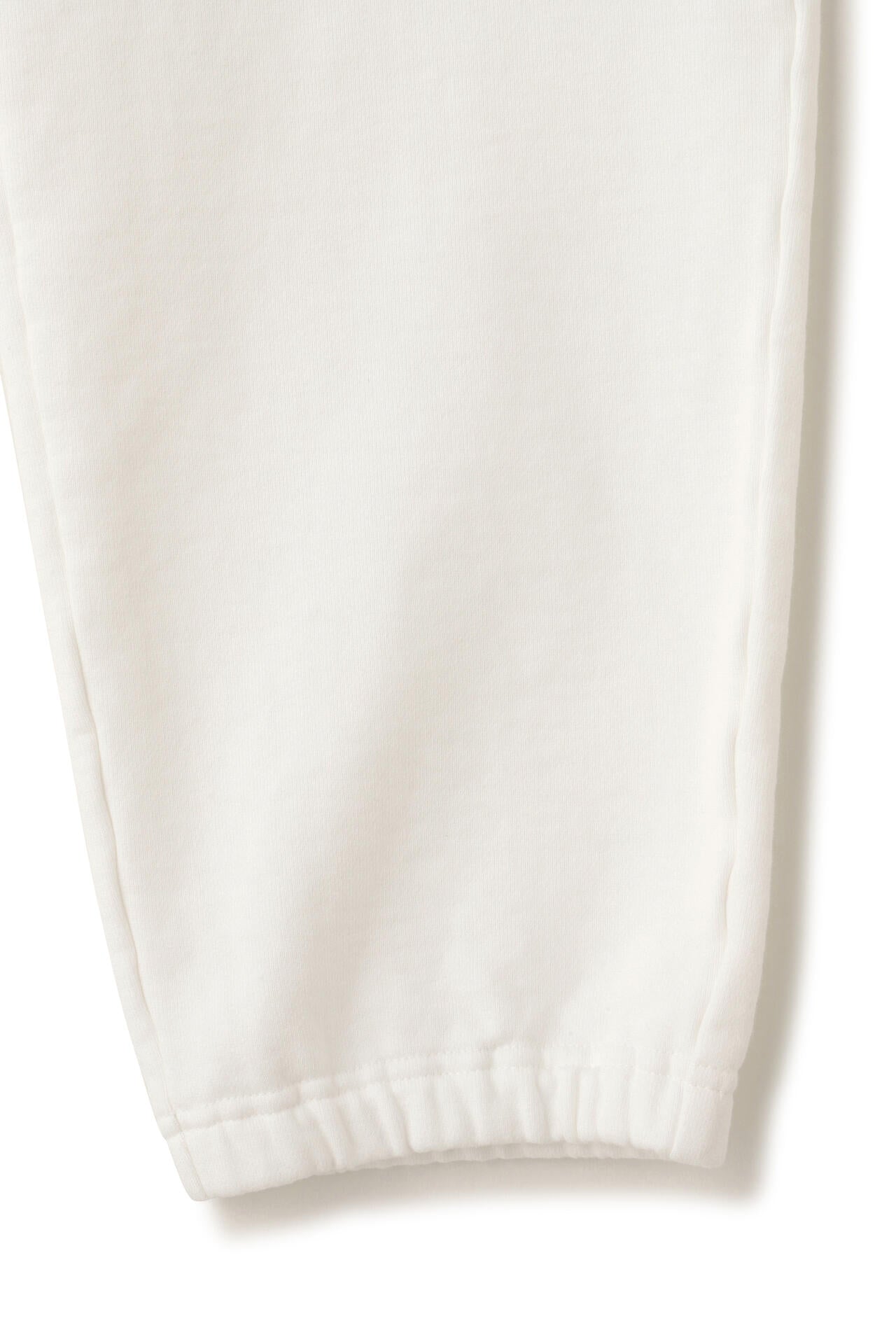 Y / ORGANIC COTTON BLEND HEAVY WEIGHT FLEECE TROUSERS