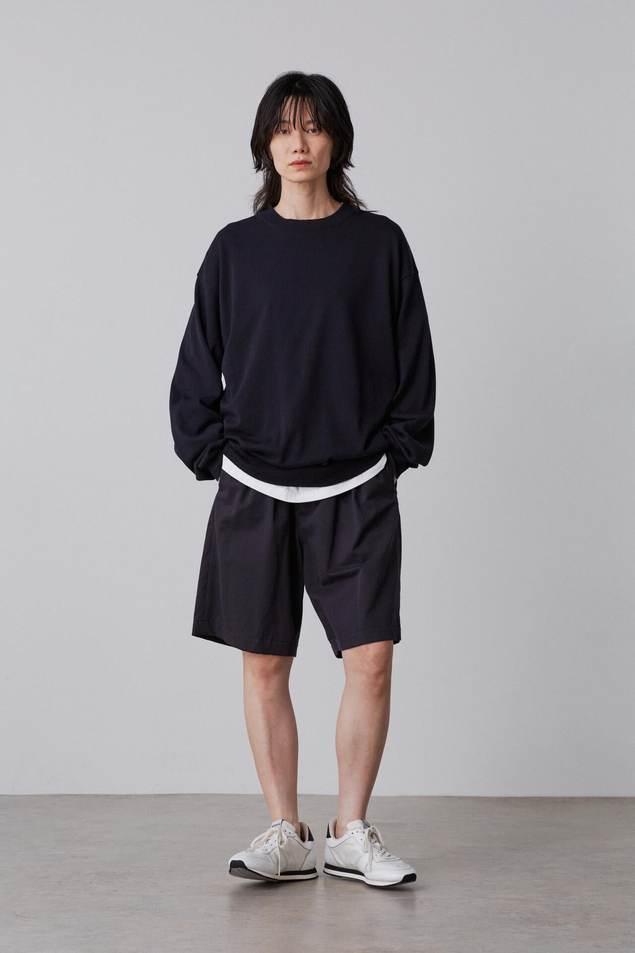 Y / ORGANIC COTTON TENCEL CHINO SHORTS