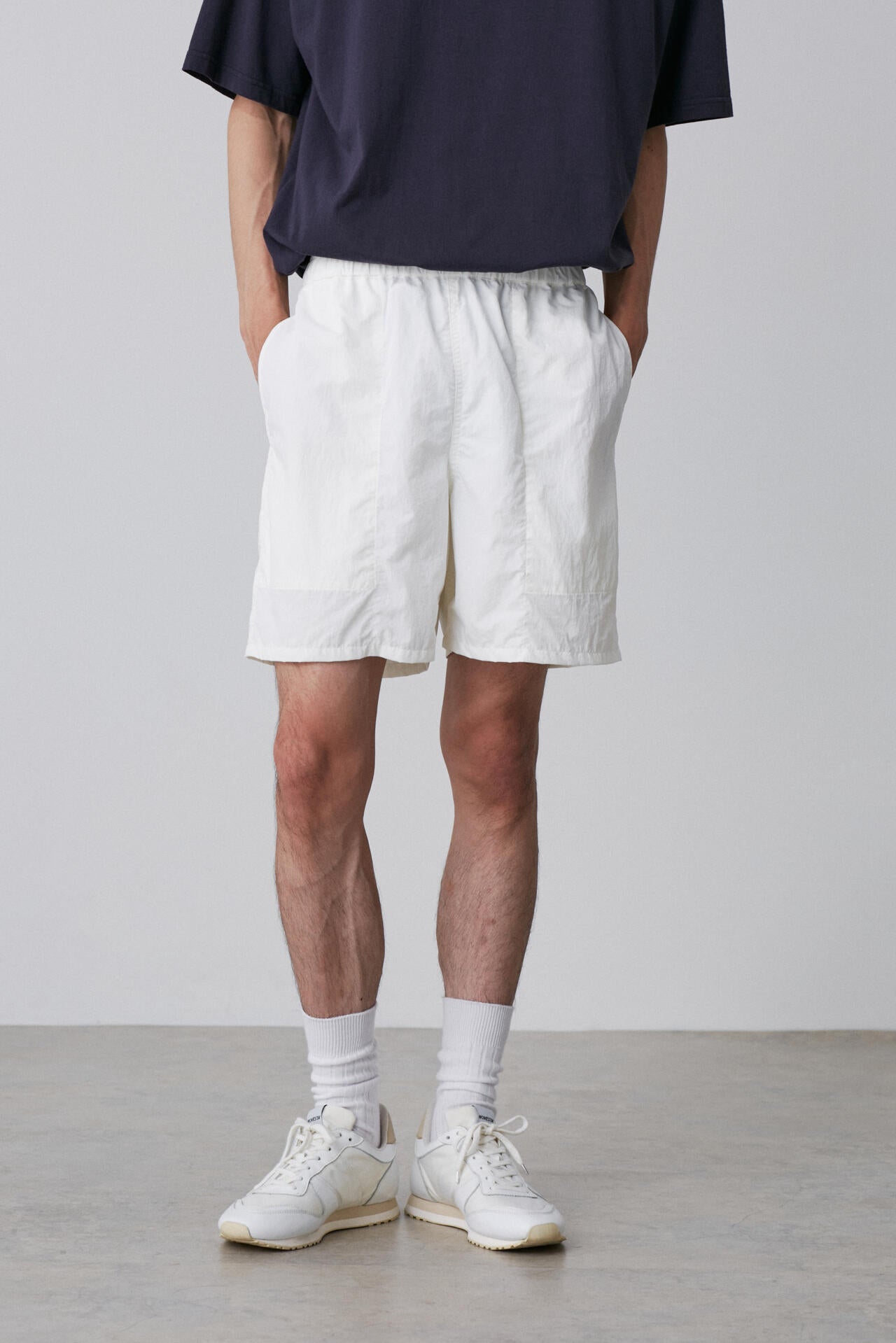Y / RECYCLE NYLON MIX TAFFETA SHORTS