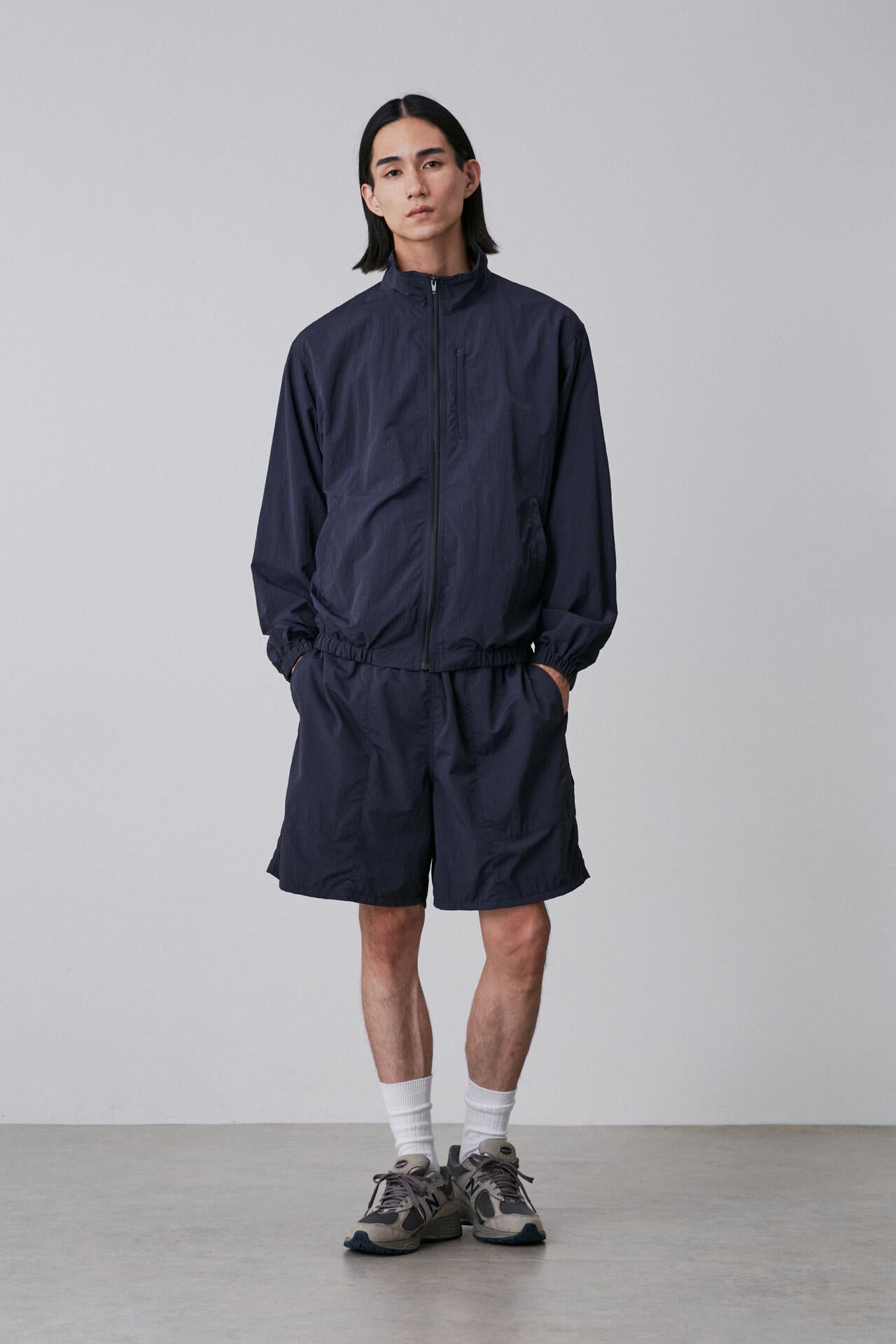 Y / RECYCLE NYLON MIX TAFFETA SHORTS