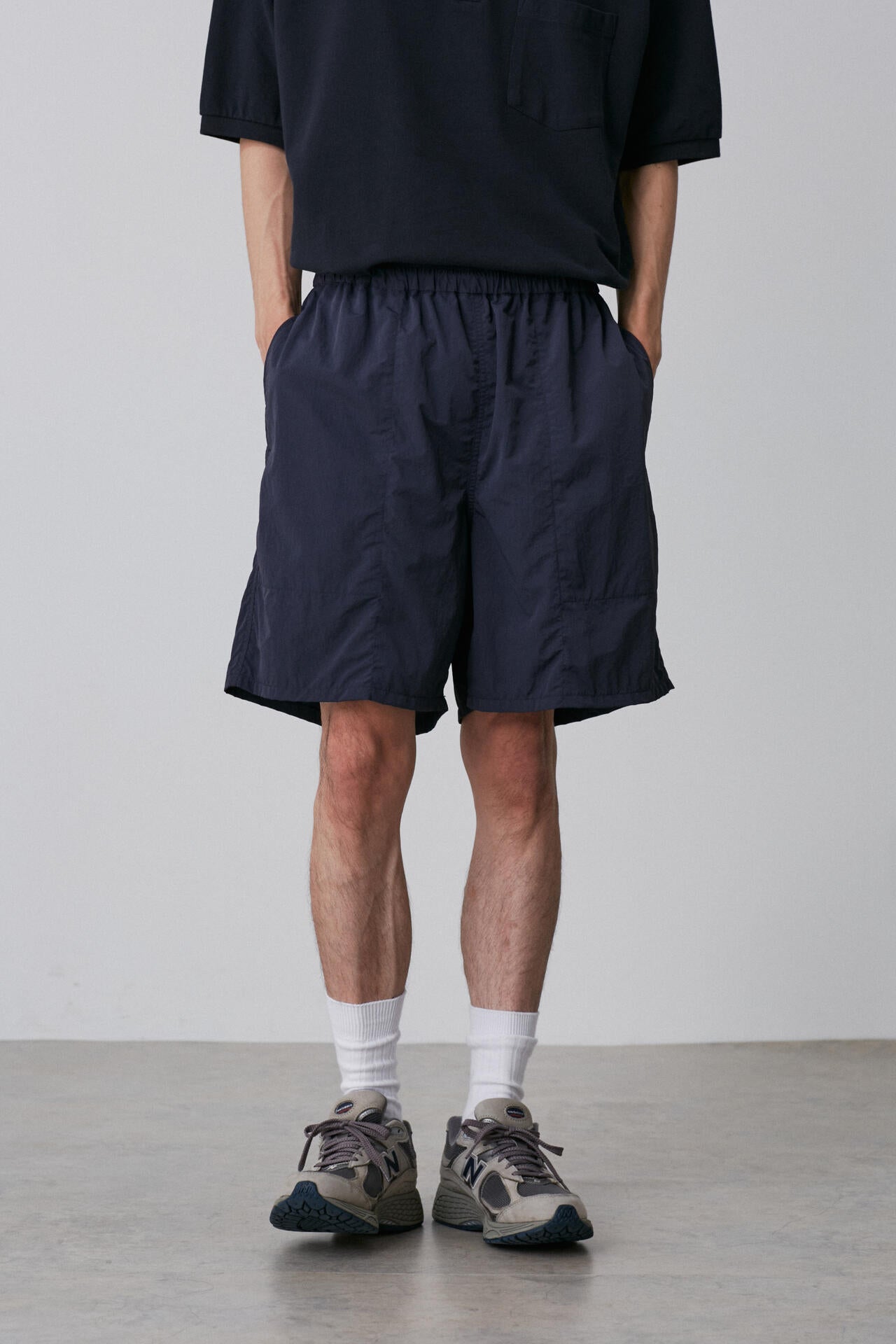 Y / RECYCLE NYLON MIX TAFFETA SHORTS