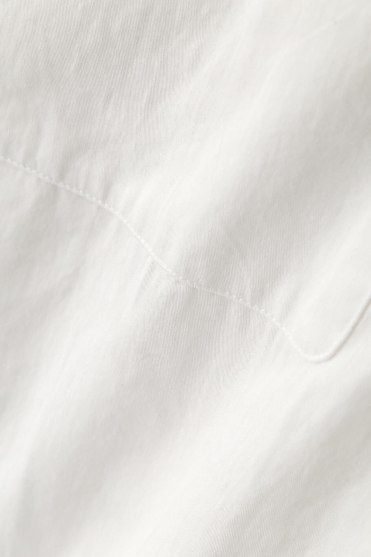 Y / ORGANIC COTTON WASHER SATIN OPEN COLLAR SHIRT