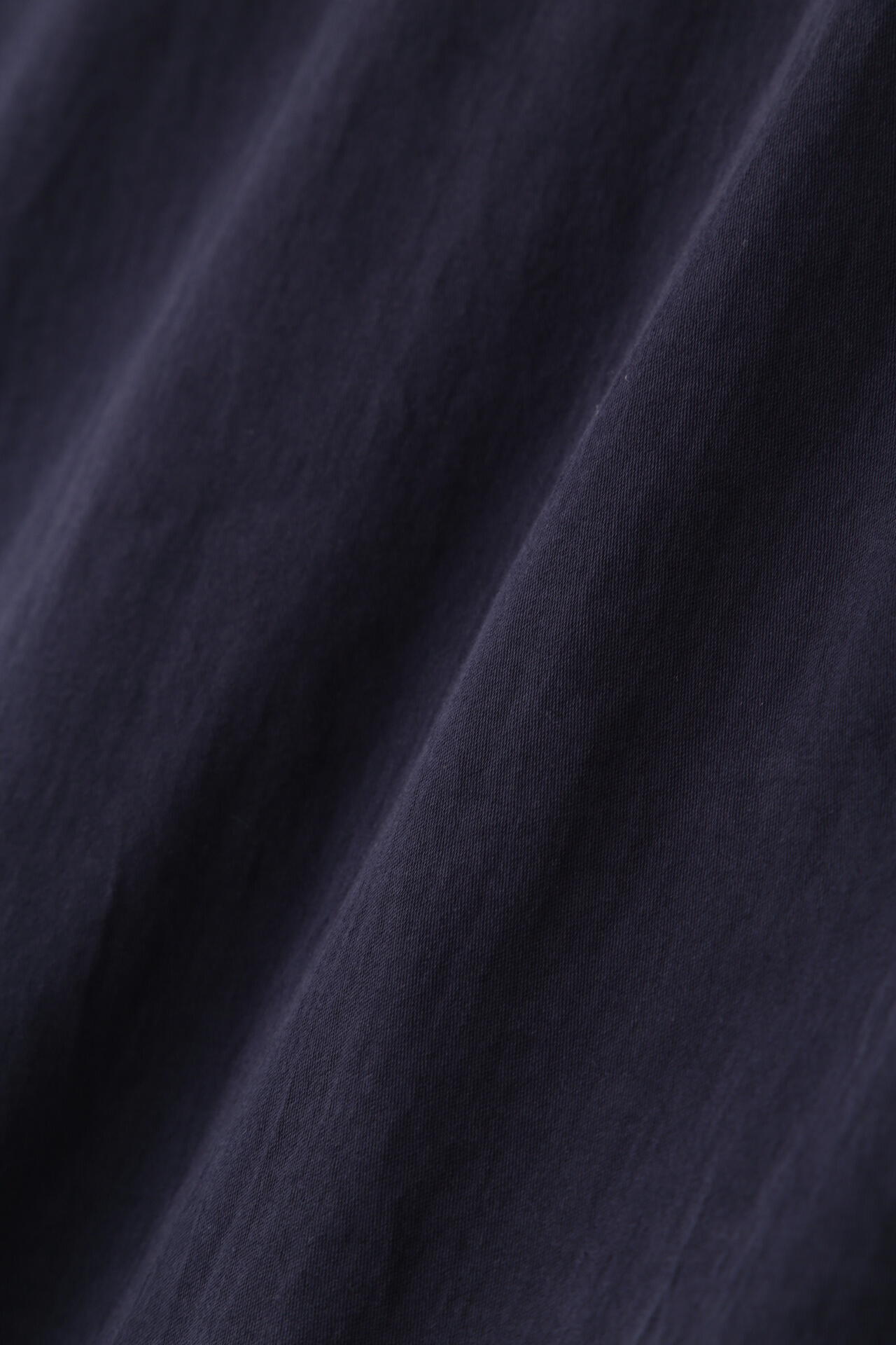 Y / ORGANIC COTTON WASHER SATIN OPEN COLLAR SHIRT