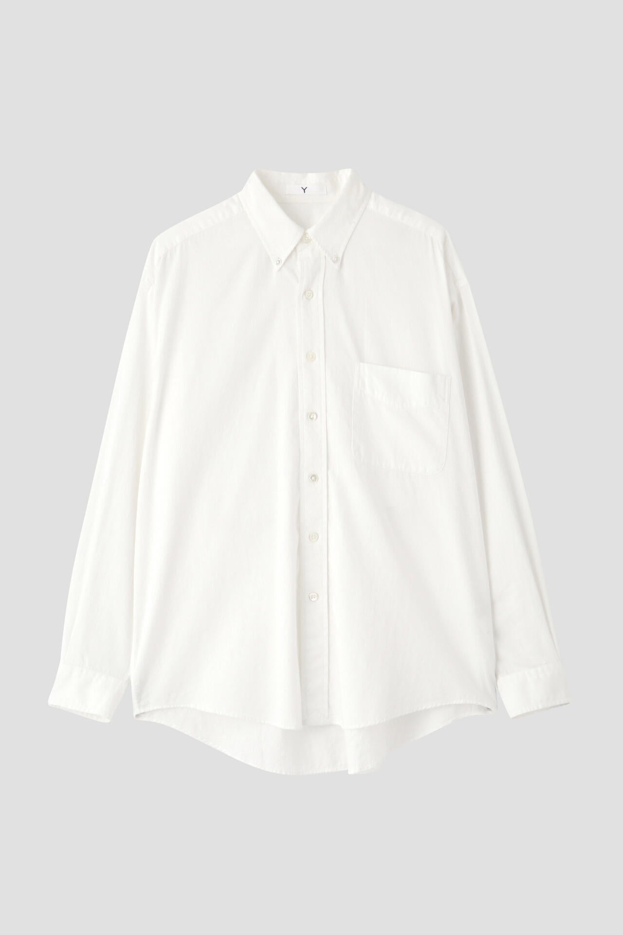 Y / ORGANIC COTTON WASHER SATIN SHIRT