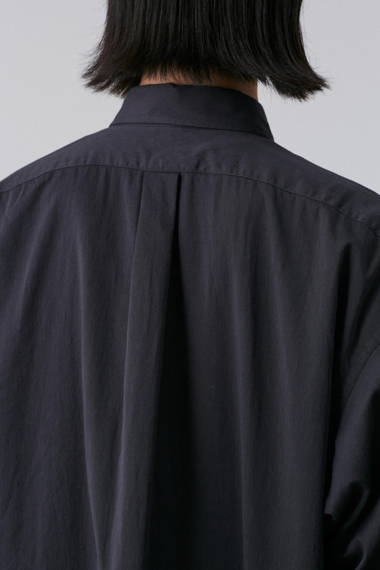 Y / ORGANIC COTTON WASHER SATIN SHIRT