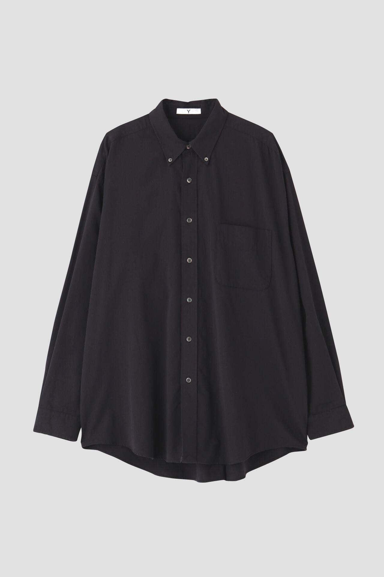 Y / ORGANIC COTTON WASHER SATIN SHIRT
