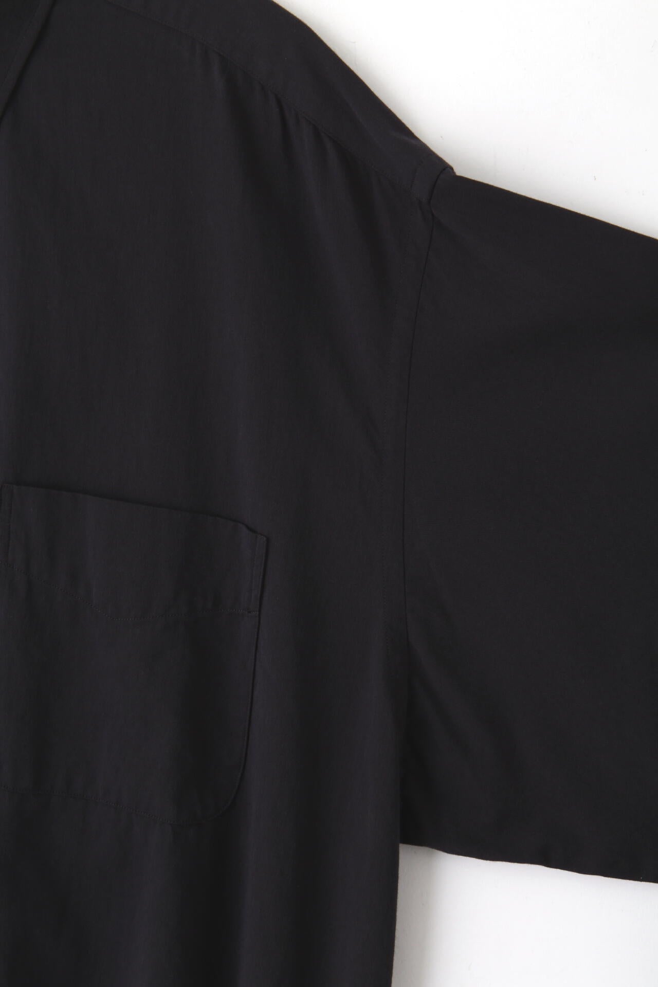 Y / ORGANIC COTTON WASHER SATIN SHIRT