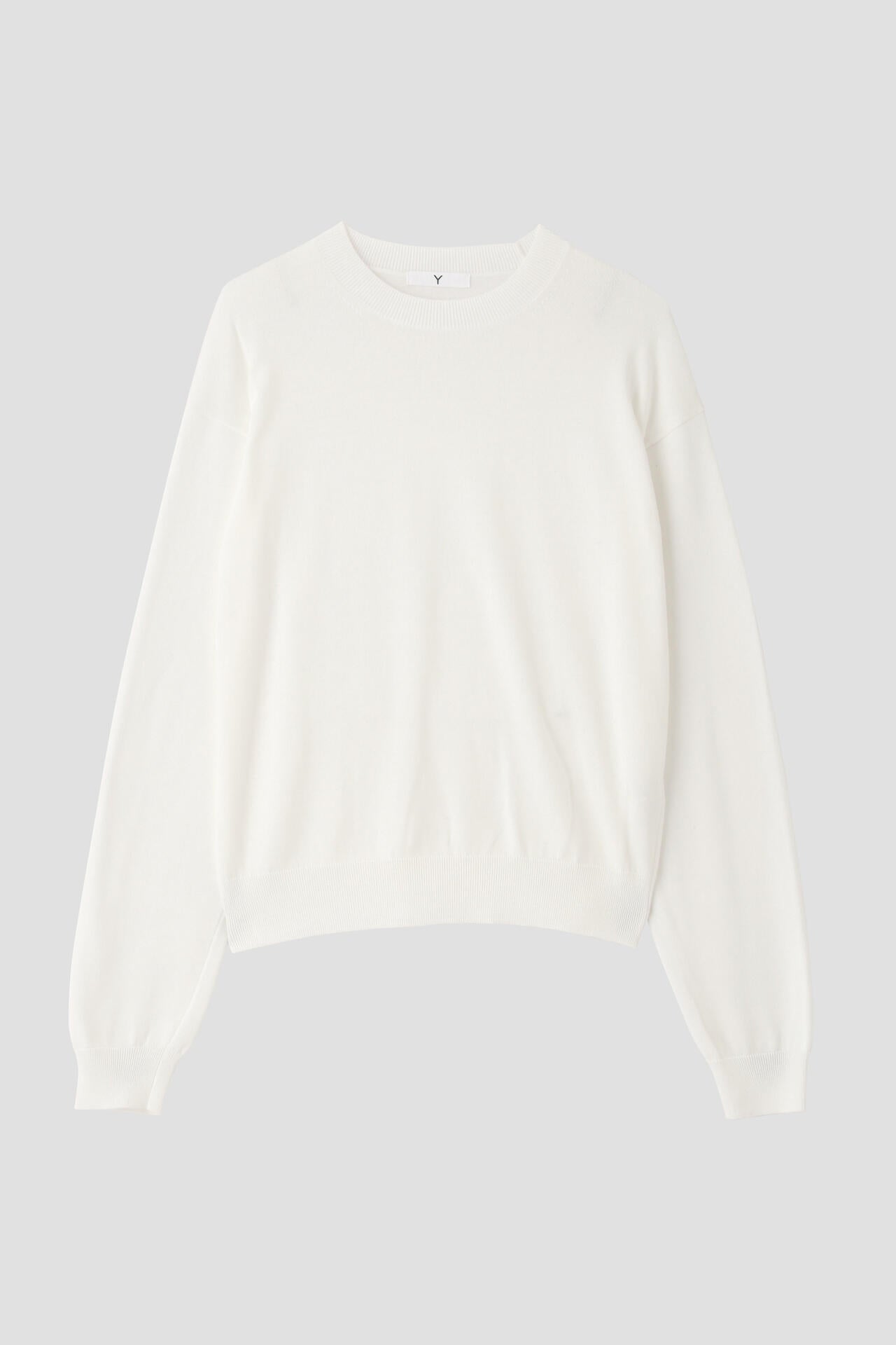 Y / ORGANIC COTTON KNIT PULL OVER