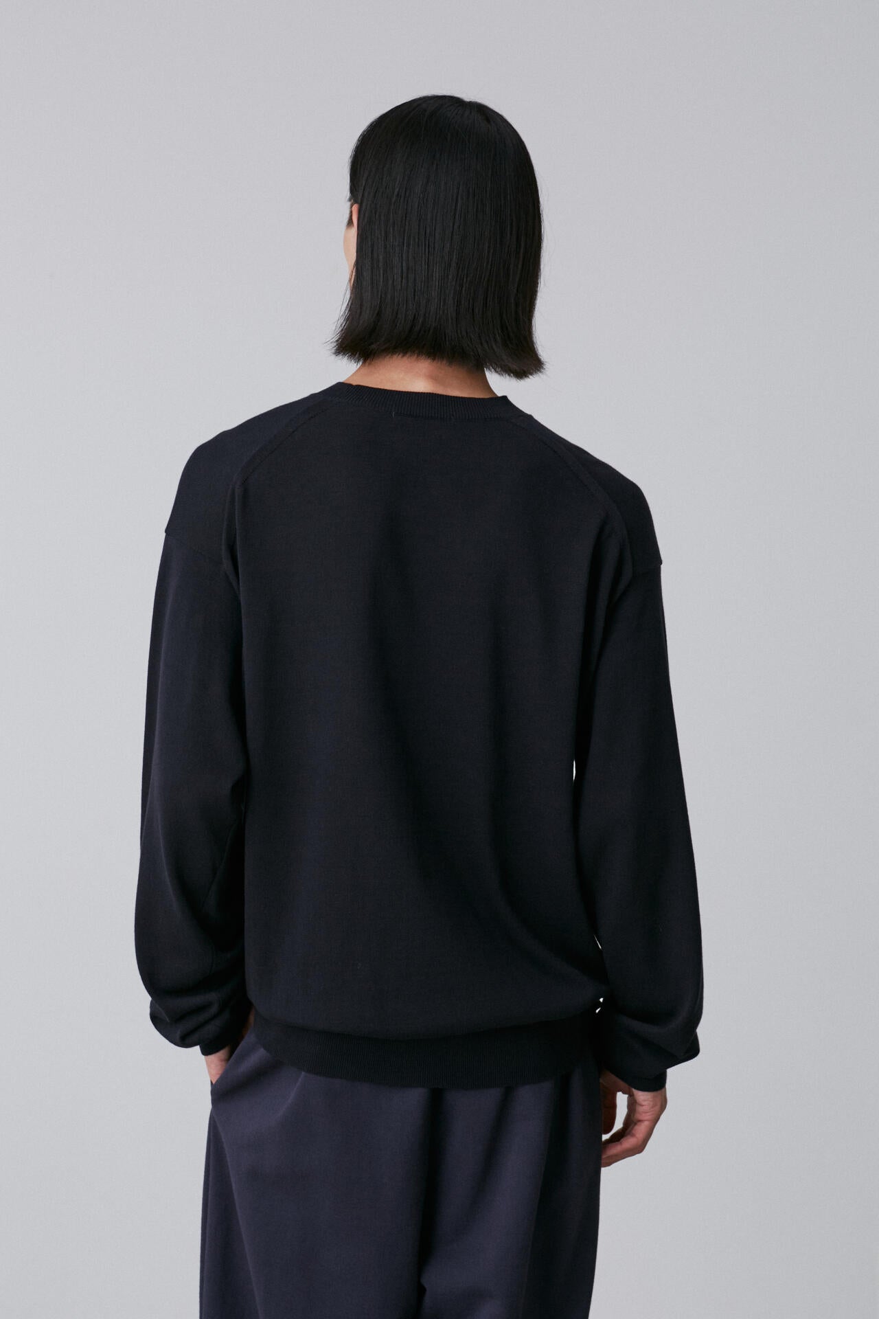 Y / ORGANIC COTTON KNIT PULL OVER