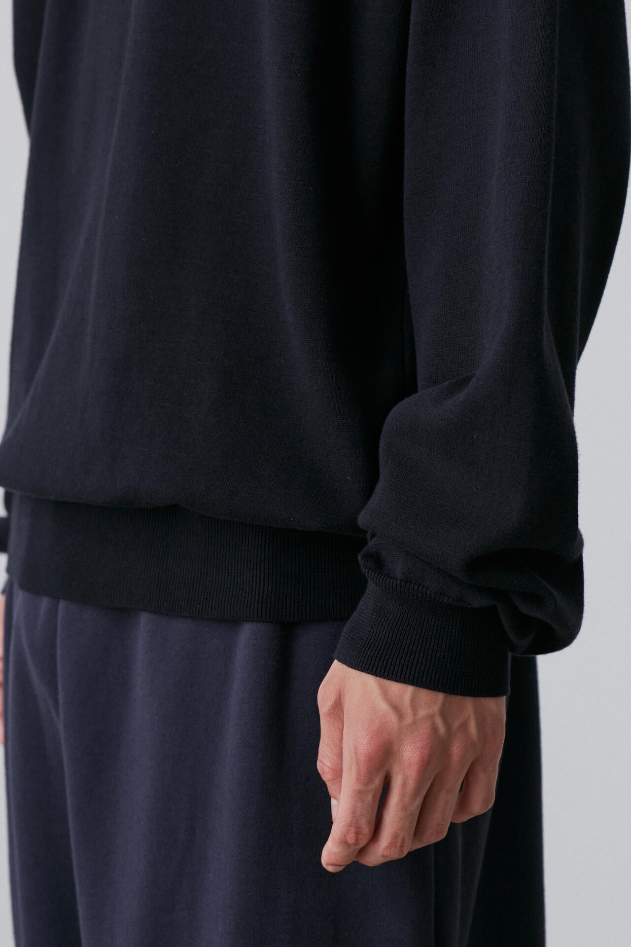 Y / ORGANIC COTTON KNIT PULL OVER