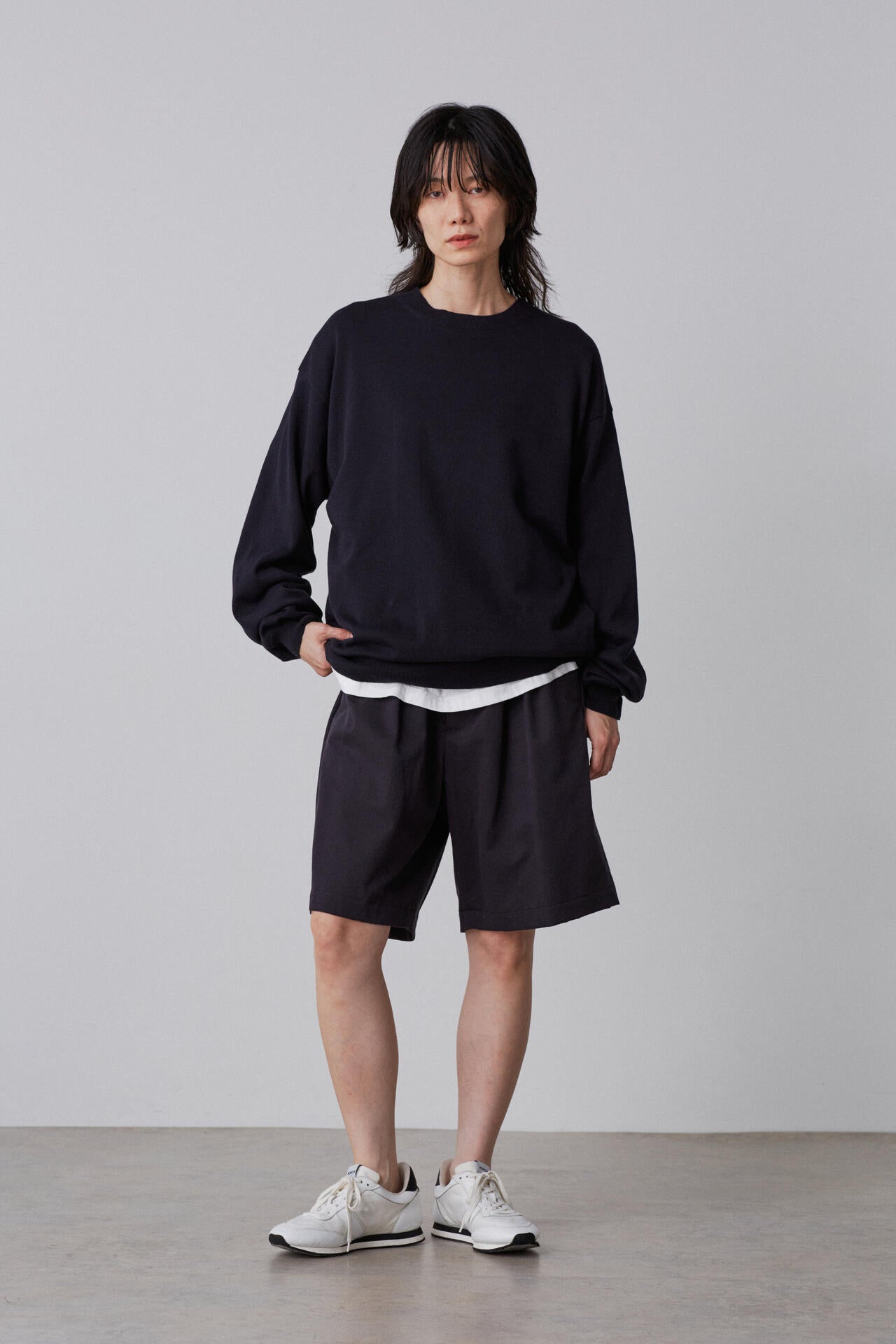 Y / ORGANIC COTTON KNIT PULL OVER