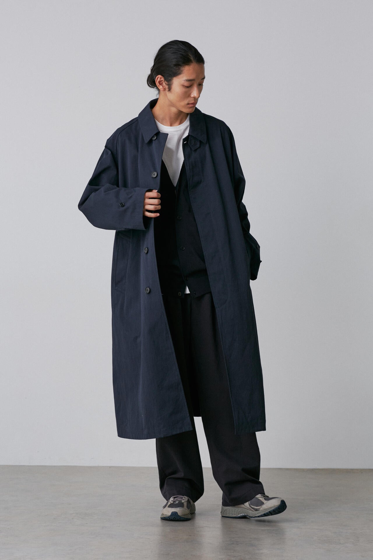 Y / ORGANIC COTTON KNIT CARDIGAN