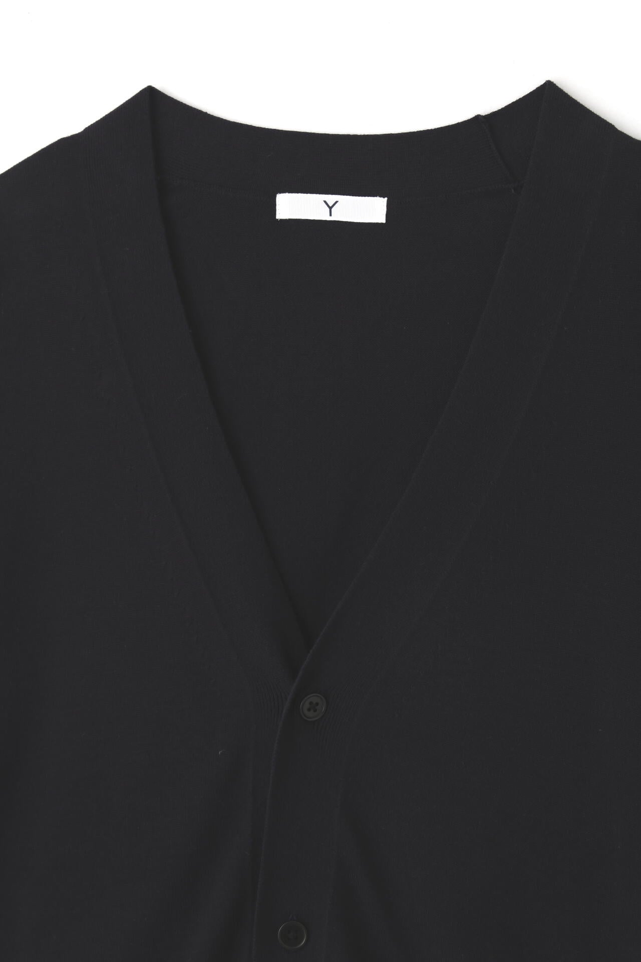 Y / ORGANIC COTTON KNIT CARDIGAN
