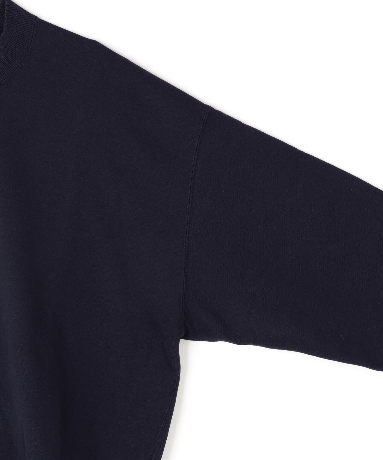 Y / ORGANIC COTTON BLEND HEAVY WEIGHT FLEECE CREW NECK