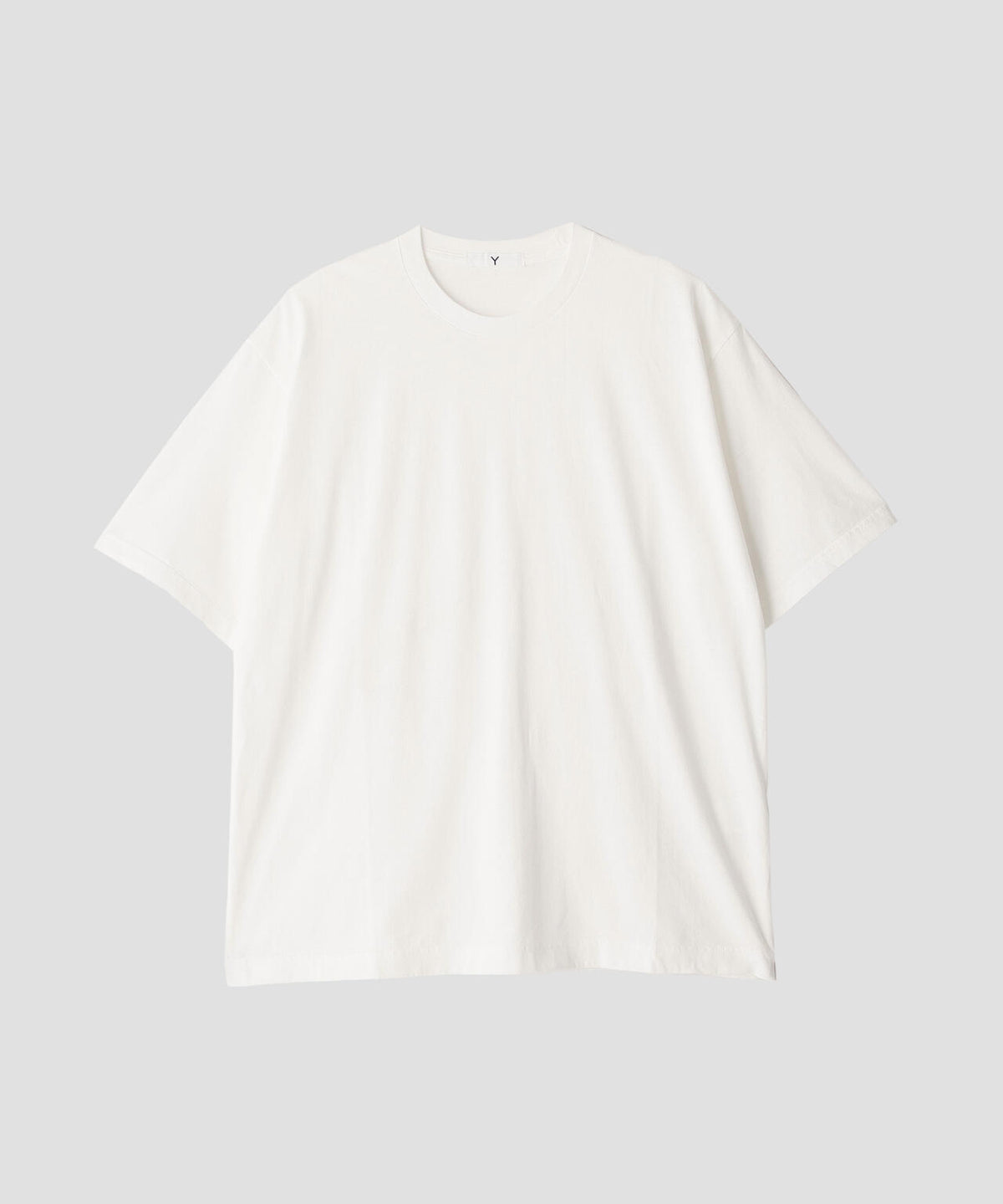 Y / ORGANIC COTTON JERSEY SHORT SLEEVE T‐SHIRT