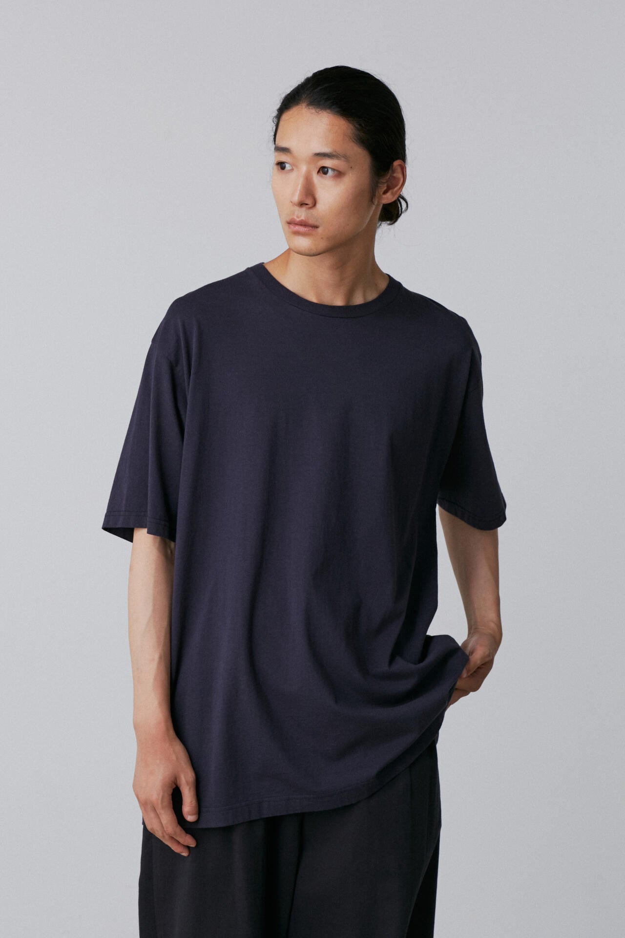 Y / ORGANIC COTTON JERSEY SHORT SLEEVE T‐SHIRT