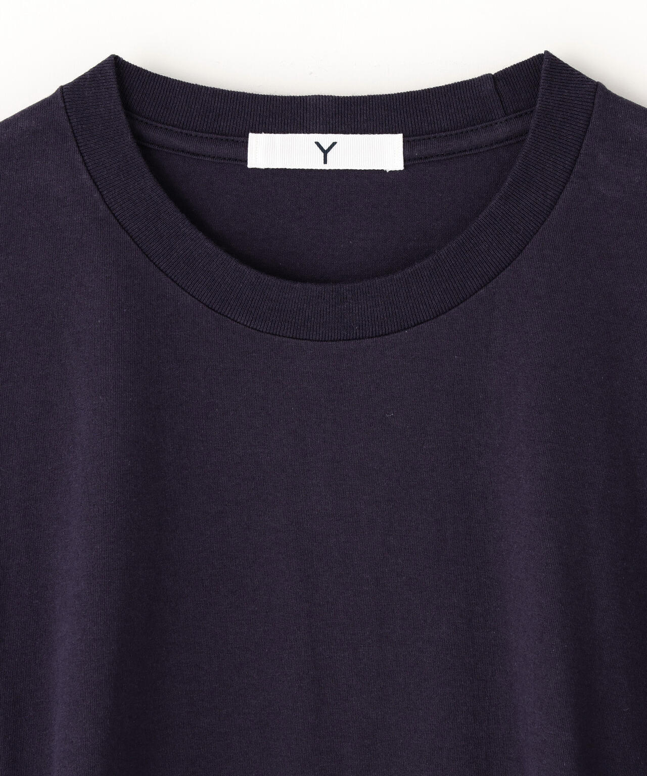Y / ORGANIC COTTON JERSEY SHORT SLEEVE T‐SHIRT