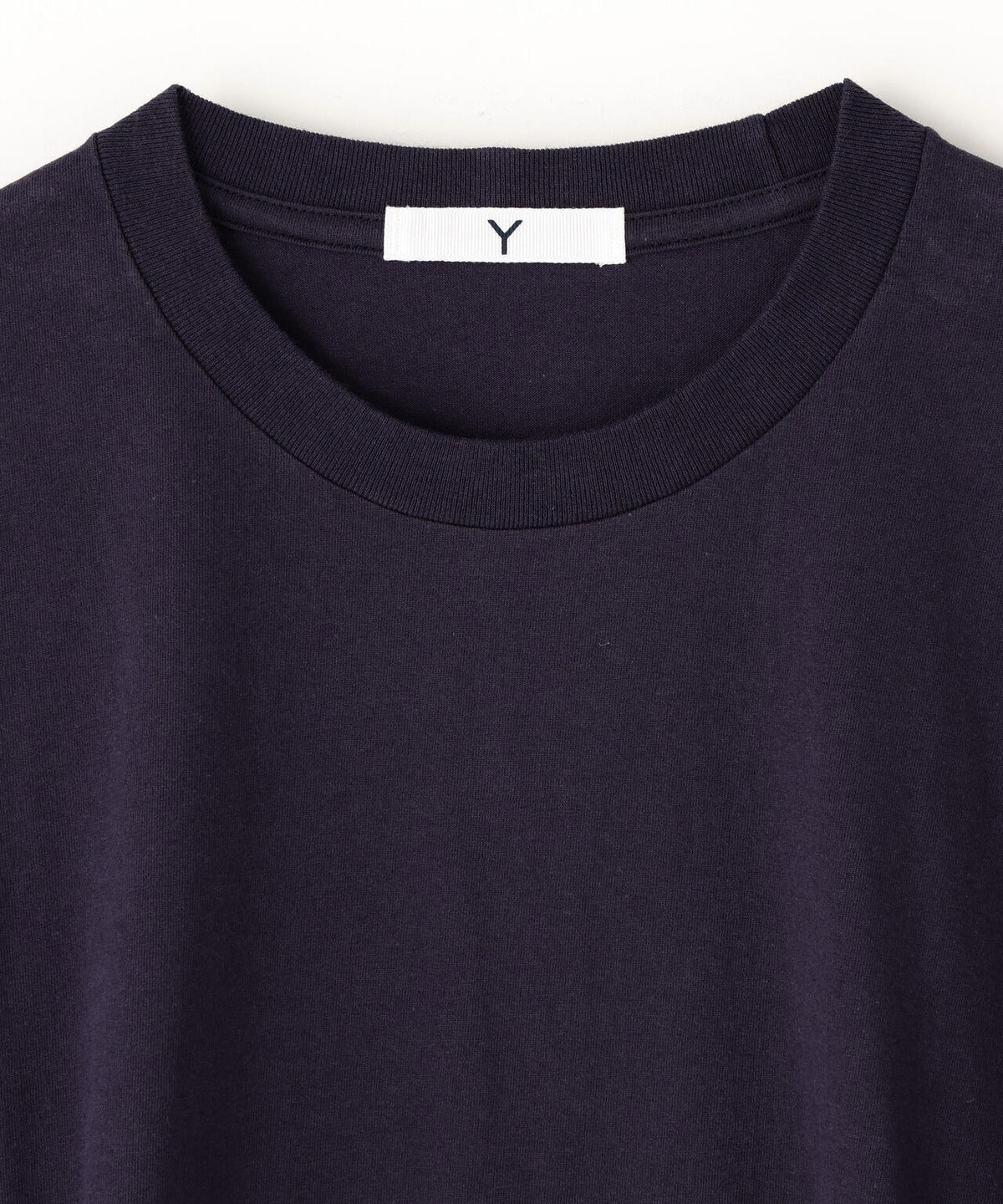 Y / ORGANIC COTTON JERSEY SHORT SLEEVE T‐SHIRT